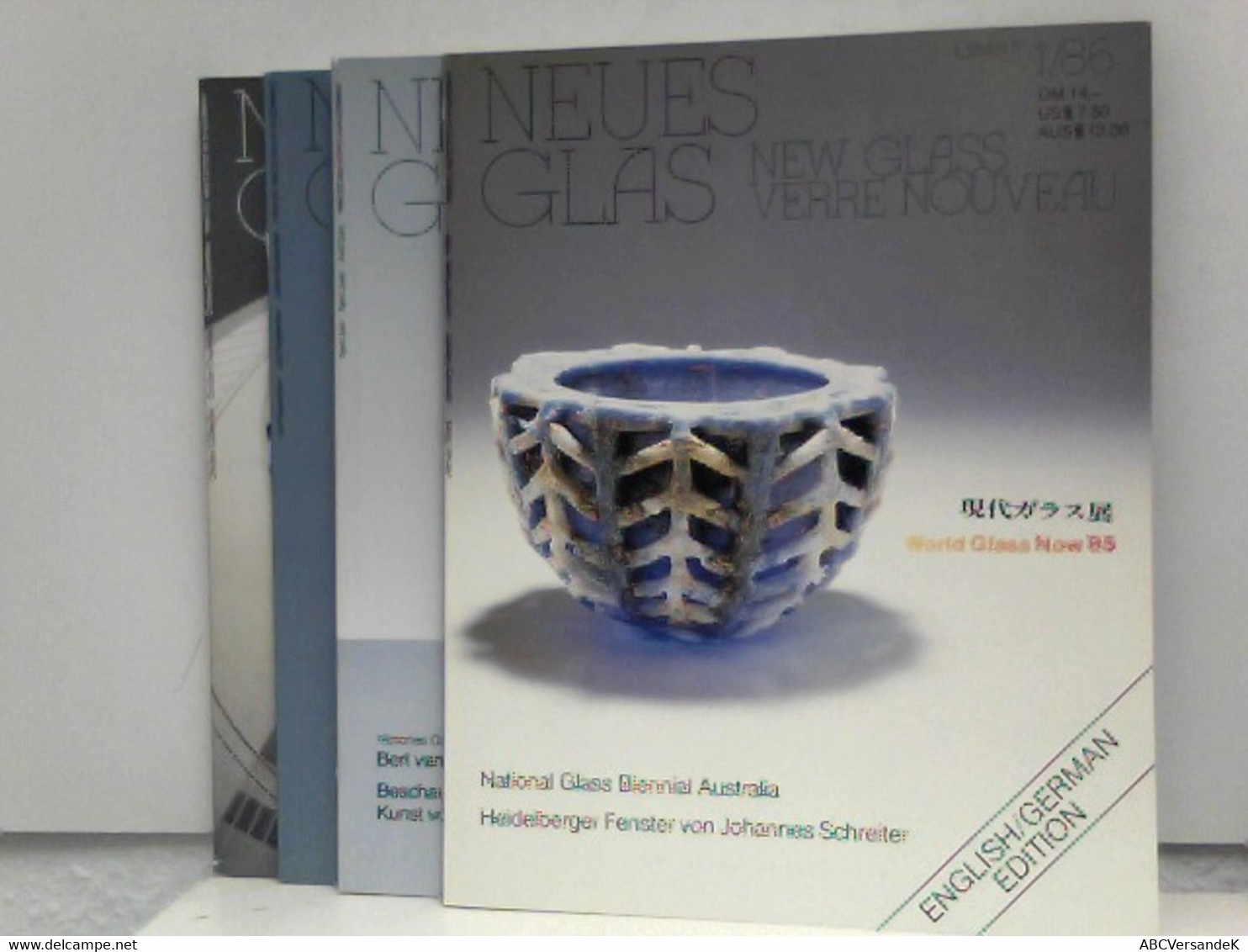 Neues Glas - New Glass - Verre Nouveau - 4 Hefte, Jahrgang 1986 (komplett) - Technik