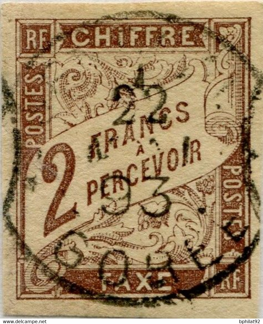 !!! TAXE N°16 OBLITÉRÉE GORÉE – SÉNÉGAL. TB - Postage Due