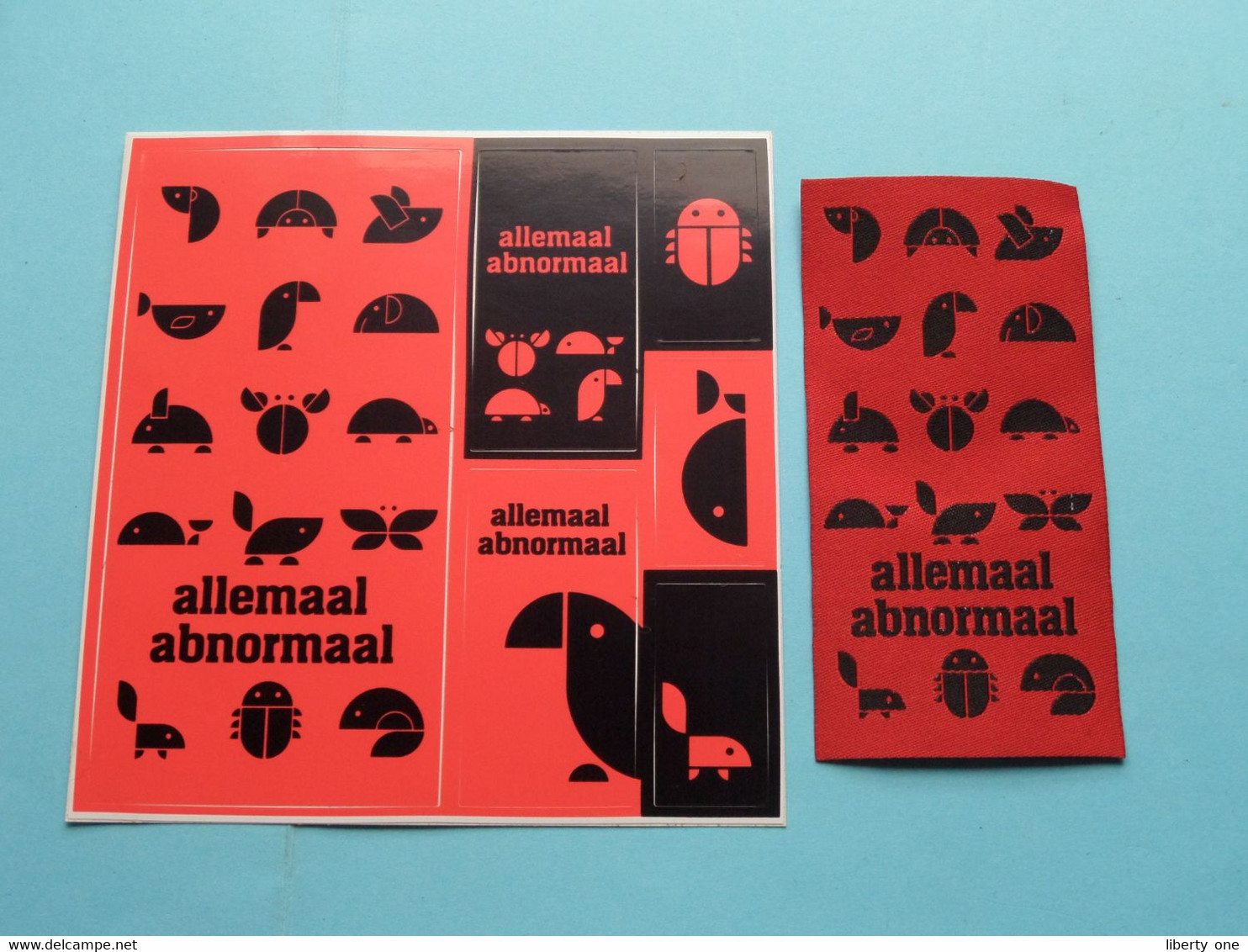 EMBLEEM / KENTEKEN + STICKERS ( ALLEMAAL ABNORMAAL ) SCOUTS ( Zie / See / Voir Photo ) VVKSM ! - Scoutisme