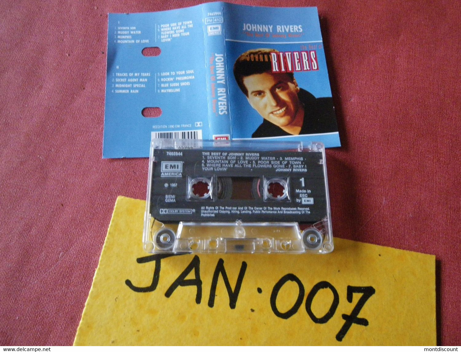 JOHNNY RIVERS K7 AUDIO VOIR PHOTO...ET REGARDEZ LES AUTRES (PLUSIEURS) (JAN 007) - Cassettes Audio