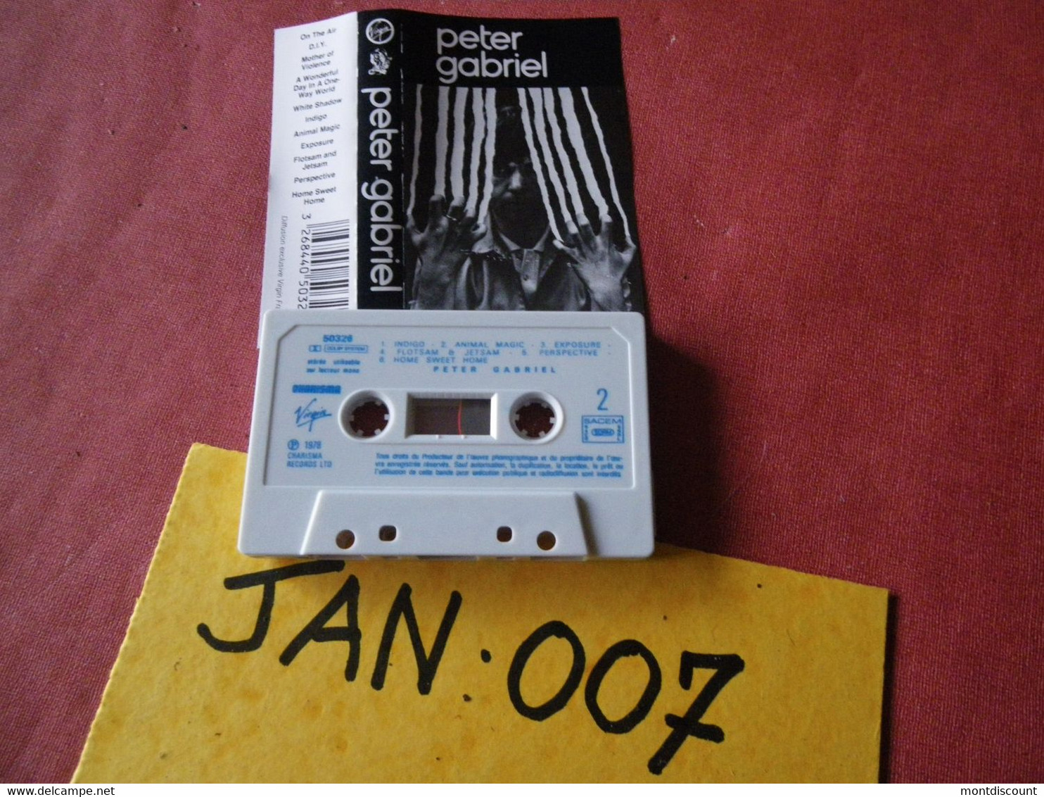 PETER GABRIEL K7 AUDIO VOIR PHOTO...ET REGARDEZ LES AUTRES (PLUSIEURS) (JAN 007) - Cassettes Audio