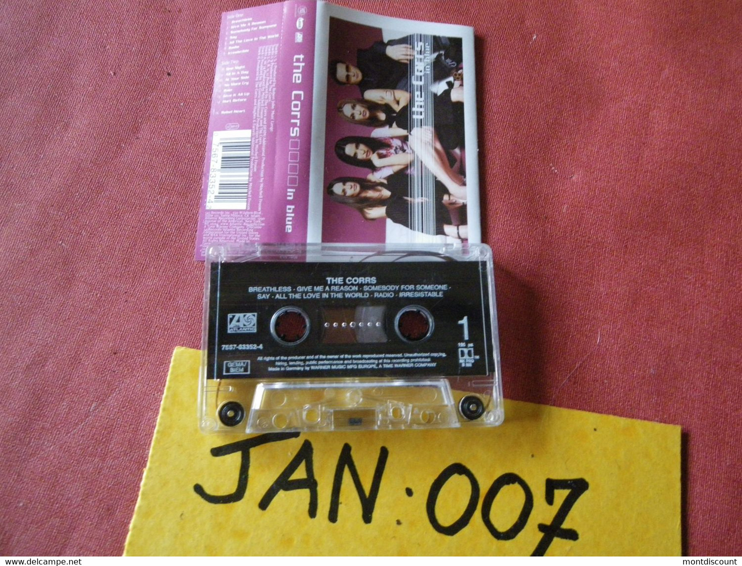 THE CORRS K7 AUDIO VOIR PHOTO...ET REGARDEZ LES AUTRES (PLUSIEURS) (JAN 007) - Cassettes Audio