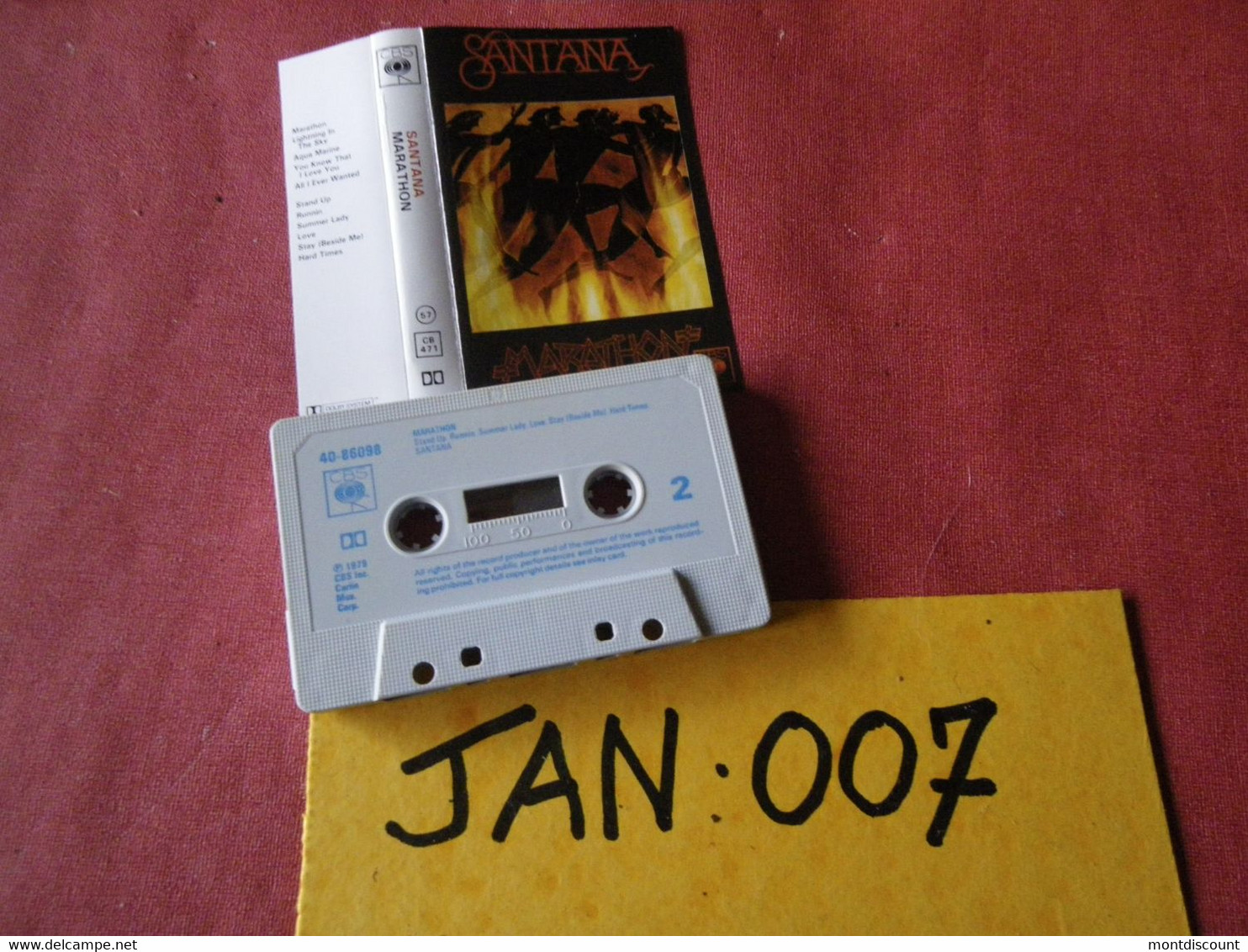 SANTANA K7 AUDIO VOIR PHOTO...ET REGARDEZ LES AUTRES (PLUSIEURS) (JAN 007) - Cassettes Audio