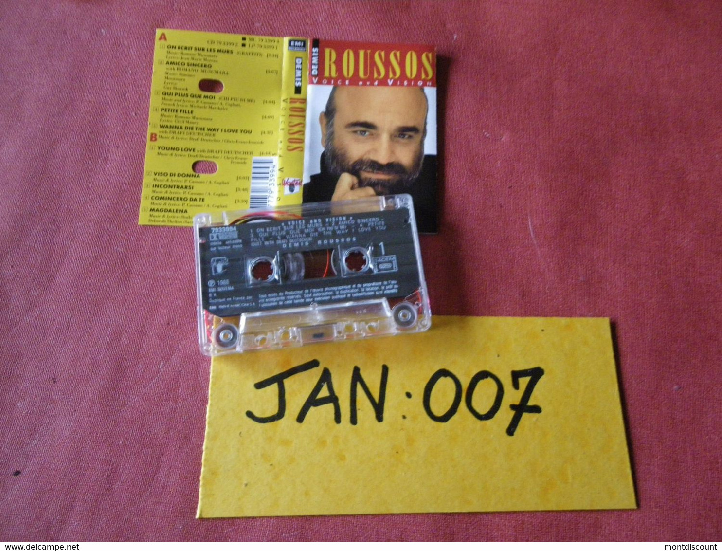 DEMIS ROUSOS K7 AUDIO VOIR PHOTO...ET REGARDEZ LES AUTRES (PLUSIEURS) (JAN 007) - Cassettes Audio