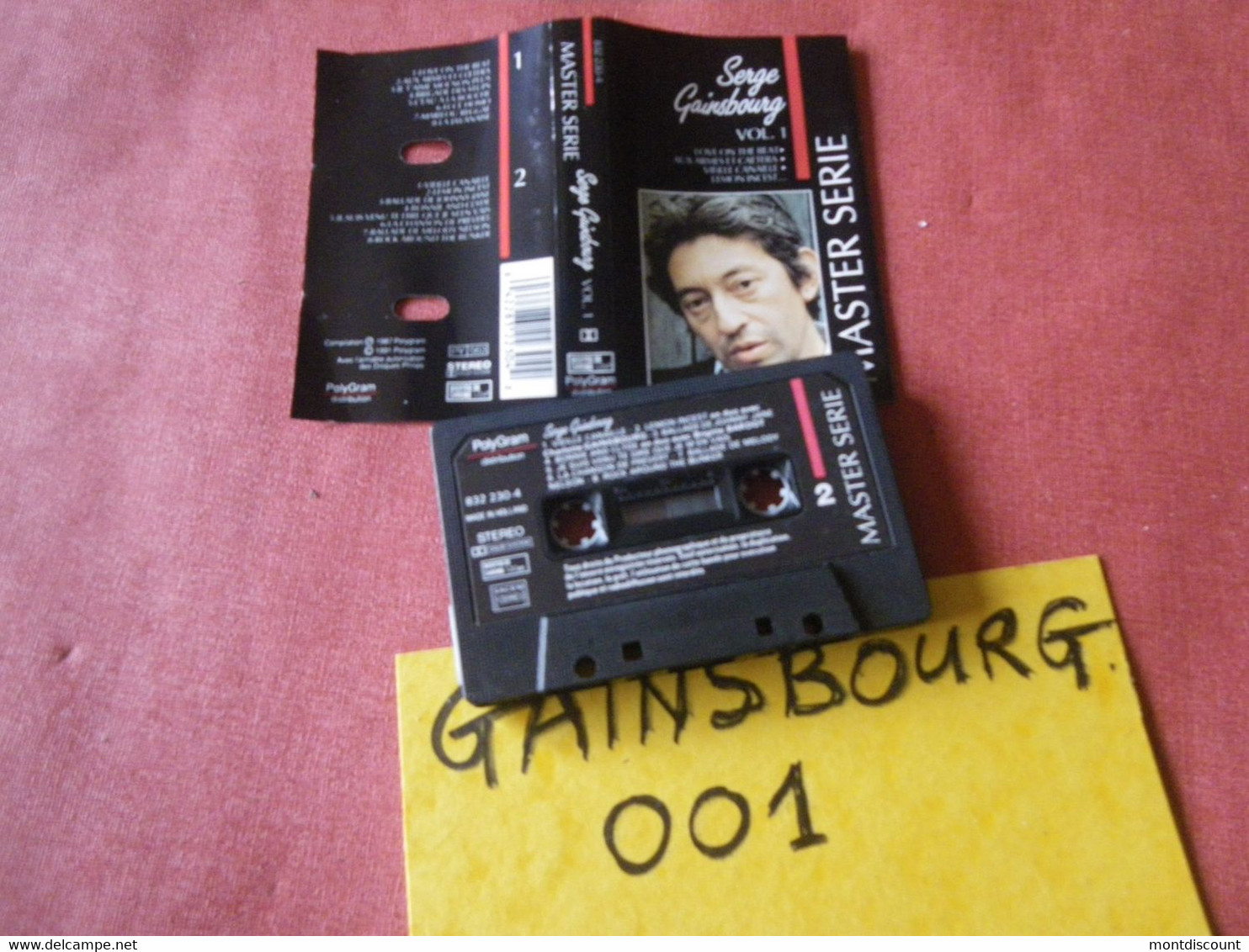 SERGE GAINSBOURG K7 AUDIO VOIR PHOTO...ET REGARDEZ LES AUTRES (PLUSIEURS) (GAINSBOURG 001) - Audio Tapes