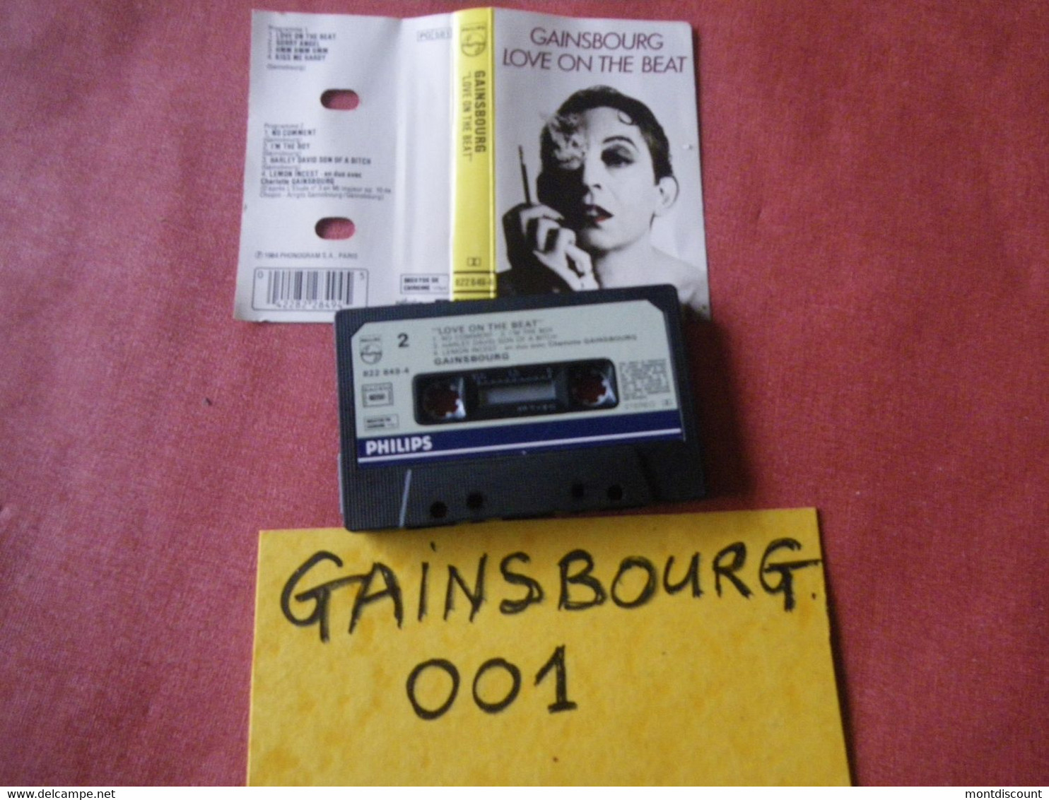 SERGE GAINSBOURG K7 AUDIO VOIR PHOTO...ET REGARDEZ LES AUTRES (PLUSIEURS) (GAINSBOURG 001) - Cassettes Audio