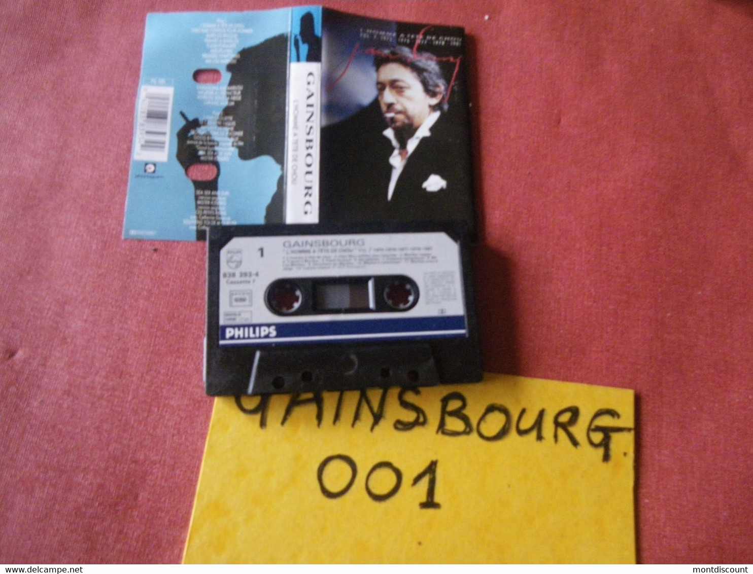 SERGE GAINSBOURG K7 AUDIO VOIR PHOTO...ET REGARDEZ LES AUTRES (PLUSIEURS) (GAINSBOURG 001) - Cassettes Audio