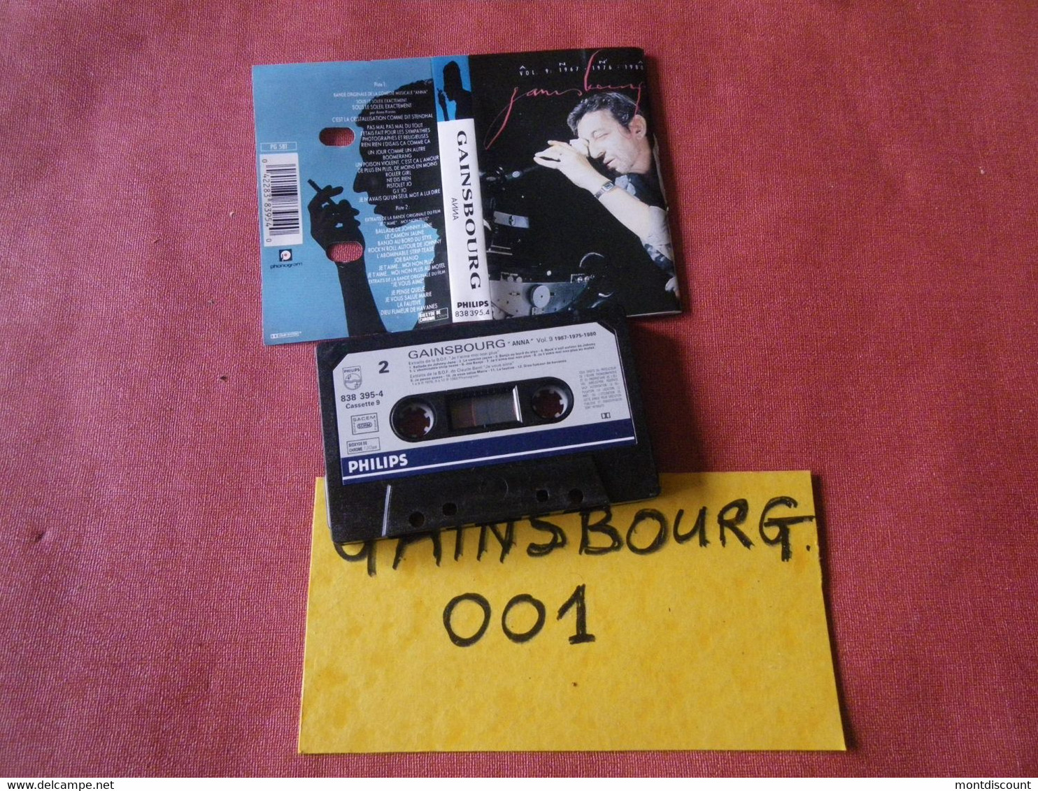 SERGE GAINSBOURG K7 AUDIO VOIR PHOTO...ET REGARDEZ LES AUTRES (PLUSIEURS) (GAINSBOURG 001) - Cassettes Audio