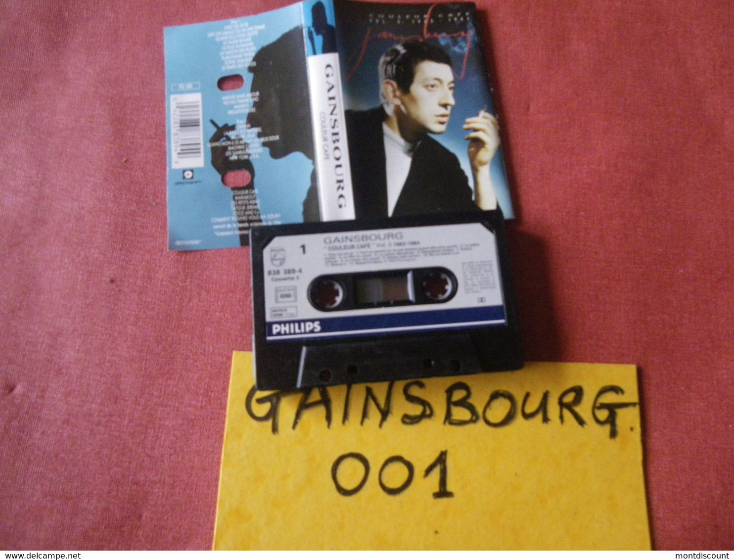 SERGE GAINSBOURG K7 AUDIO VOIR PHOTO...ET REGARDEZ LES AUTRES (PLUSIEURS) (GAINSBOURG 001) - Cassettes Audio