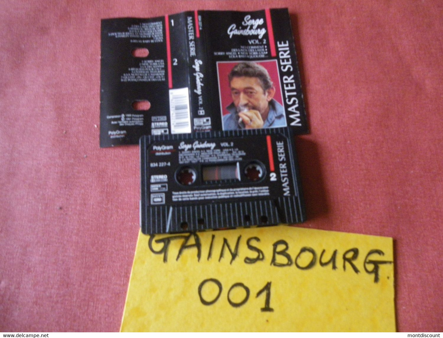 SERGE GAINSBOURG K7 AUDIO VOIR PHOTO...ET REGARDEZ LES AUTRES (PLUSIEURS) (GAINSBOURG 001) - Cassettes Audio