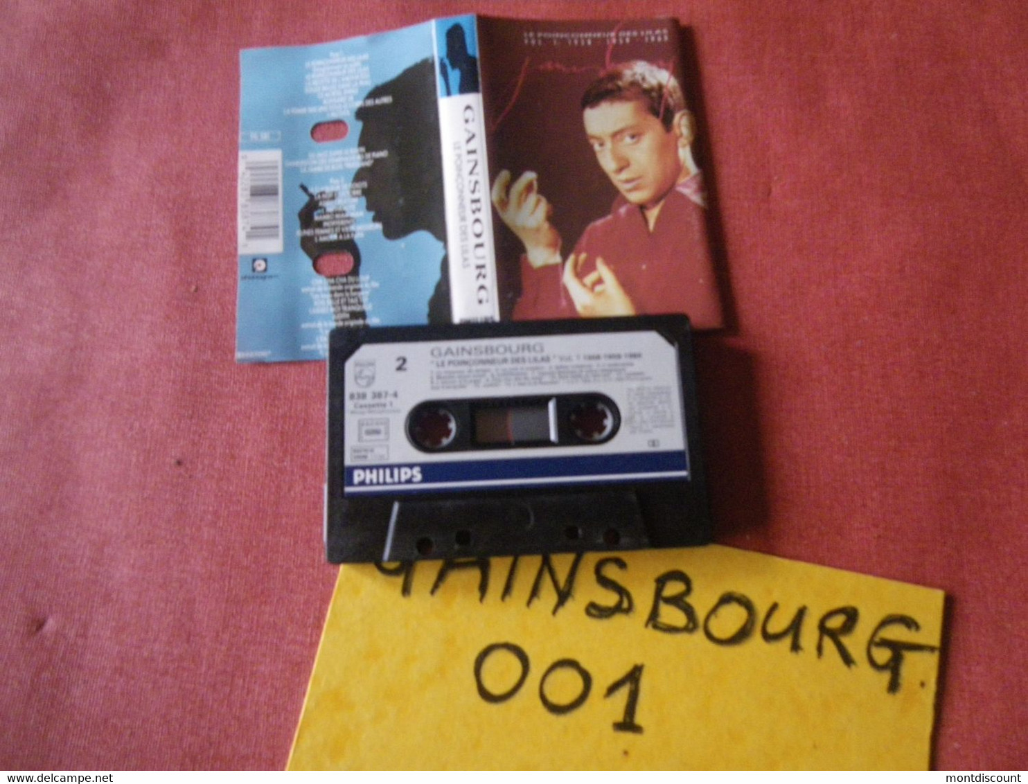 SERGE GAINSBOURG K7 AUDIO VOIR PHOTO...ET REGARDEZ LES AUTRES (PLUSIEURS) (GAINSBOURG 001) - Cassettes Audio