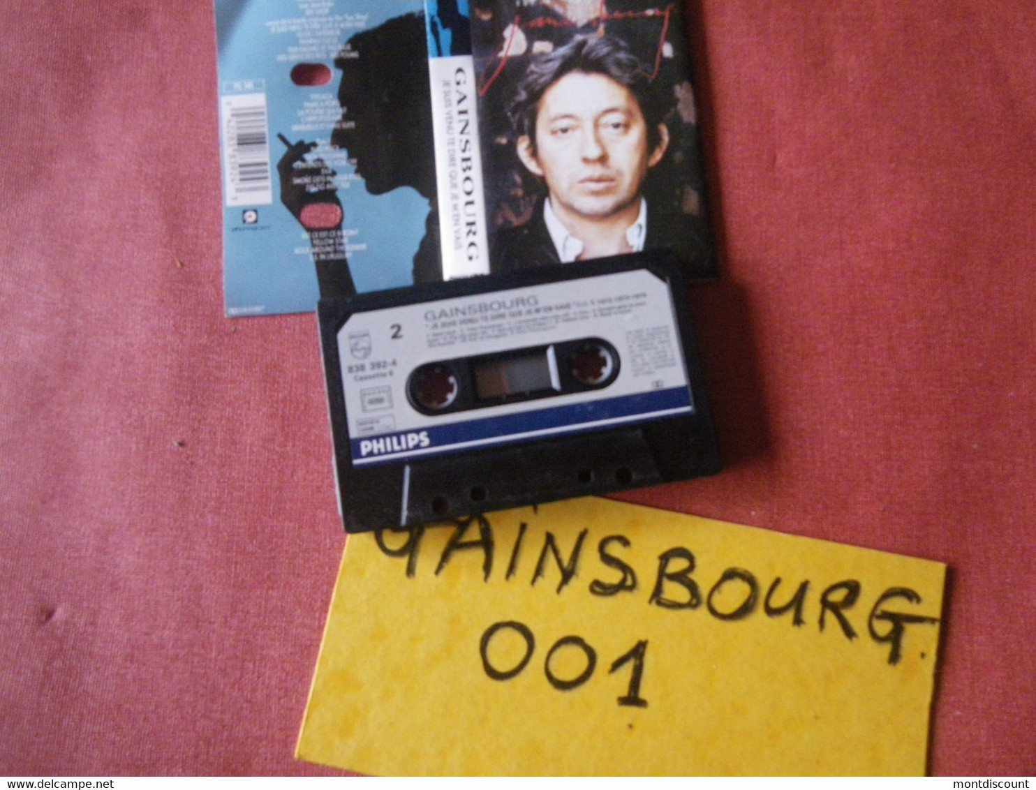 SERGE GAINSBOURG K7 AUDIO VOIR PHOTO...ET REGARDEZ LES AUTRES (PLUSIEURS) (GAINSBOURG 001) - Cassettes Audio