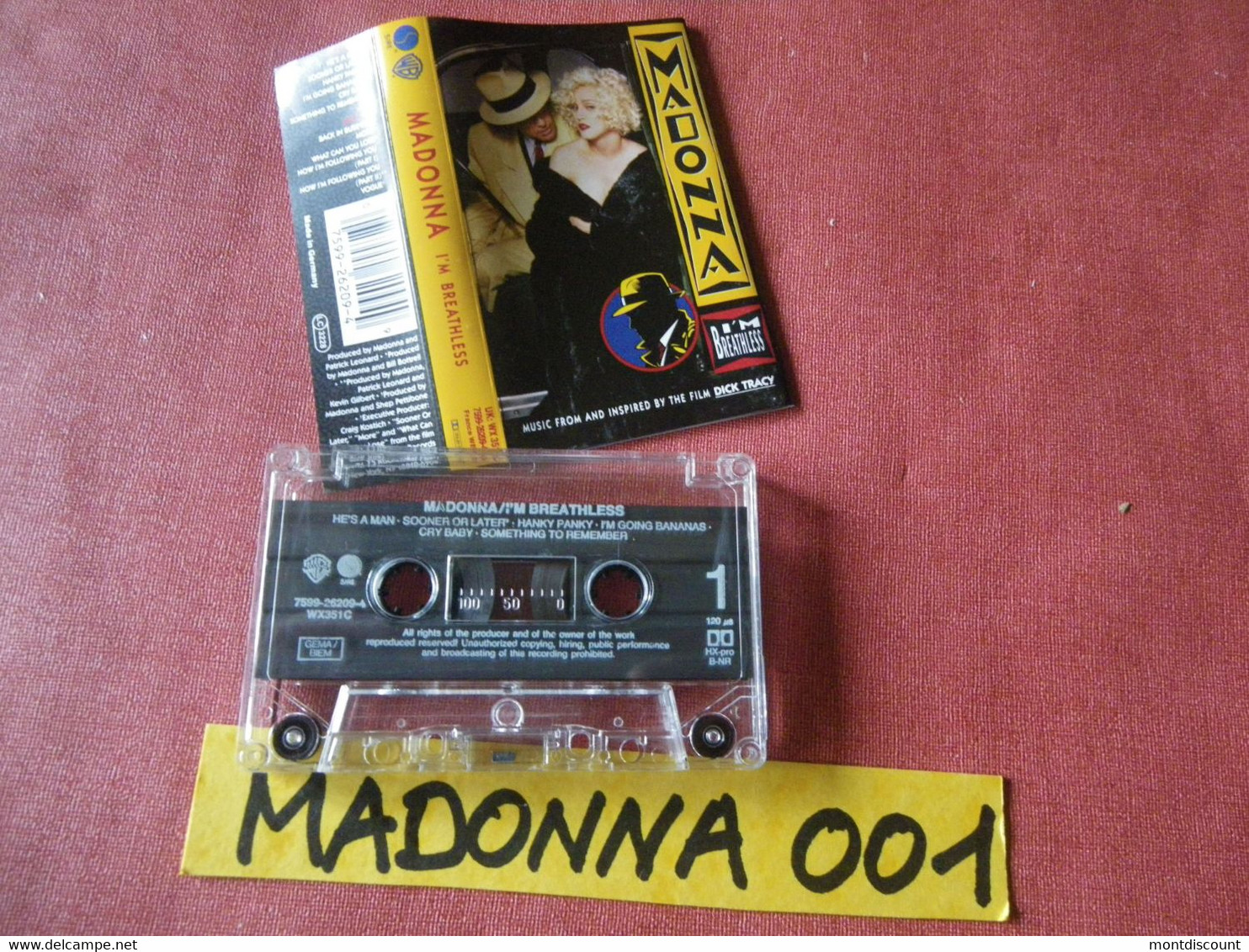 MADONNA K7 AUDIO VOIR PHOTO...ET REGARDEZ LES AUTRES (PLUSIEURS) (MADONNA 001) - Cassettes Audio