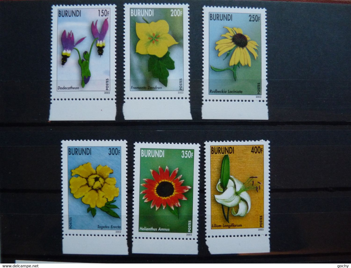 BURUNDI : 2002 :  N°1109/14 **  Cat.: 25€ - Unused Stamps