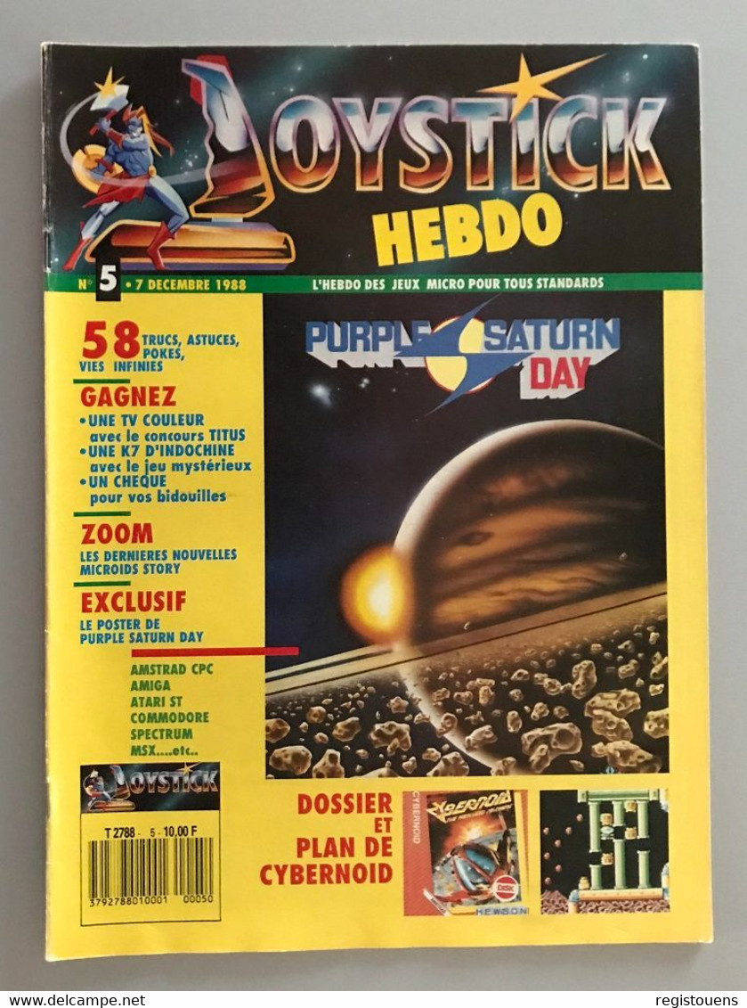 Joystick Hebdo N° 5 - 1988 - Informatique