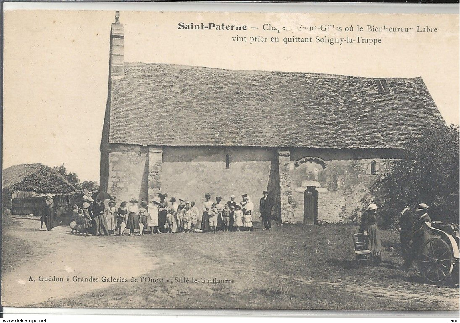 72-SARTHE-Saint Paterne "chapelle St Gildas " Belle Animation . Carte Neuve. - Saint Paterne