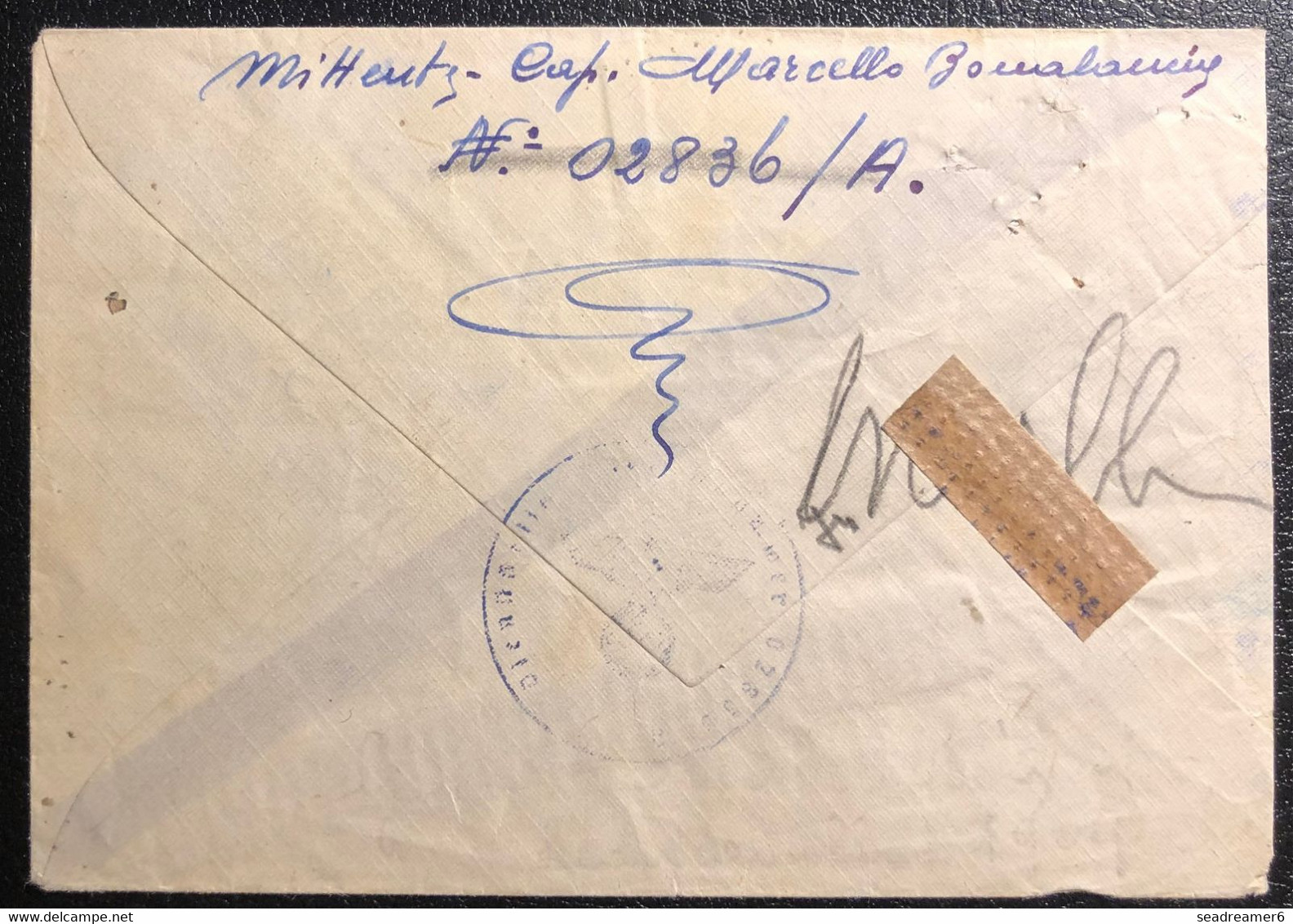 ITALIE WWII Lettre Italie Occupation FELDPOST 01/10/1943 TOULON  MILAN " Le Courrier D'oct 43RRR" Certificat MARCHESE" - Other & Unclassified