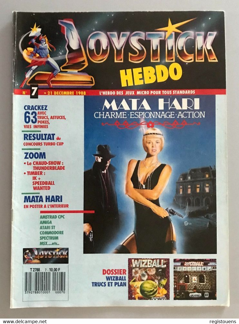 Joystick Hebdo N° 7 - 1988 - Computers