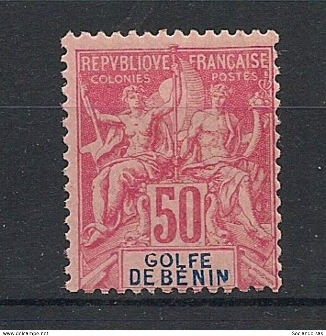 BENIN - 1893 - N°Yv. 30 - Type Groupe 50c Rose - Neuf Luxe ** / MNH / Postfrisch - Ungebraucht