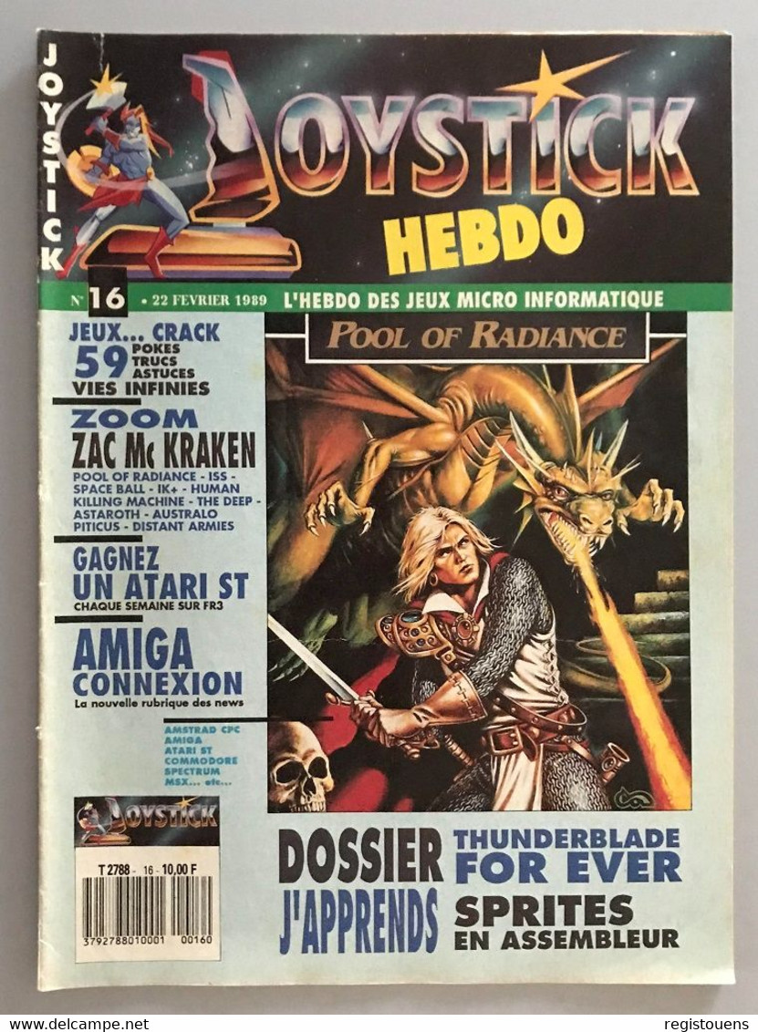 Joystick Hebdo N° 16 - 1989 - Informatique