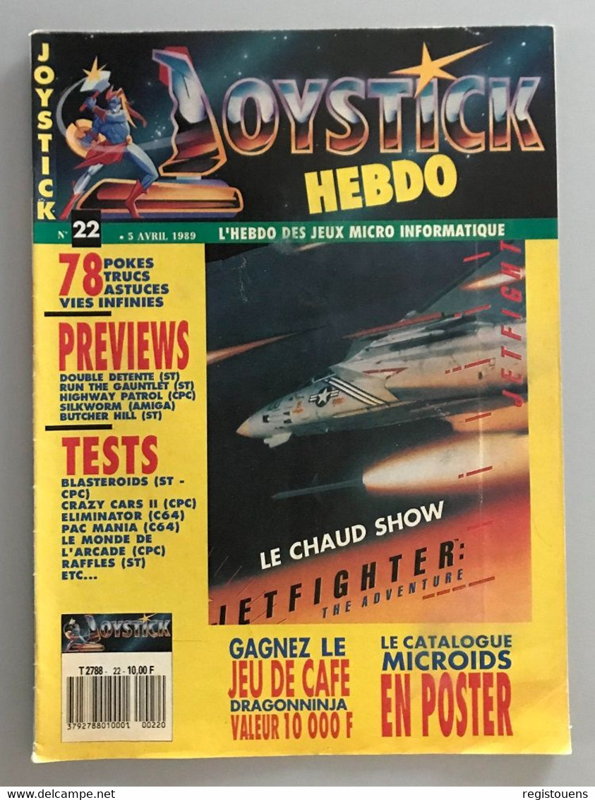 Joystick Hebdo N° 22 - 1989 - Informática