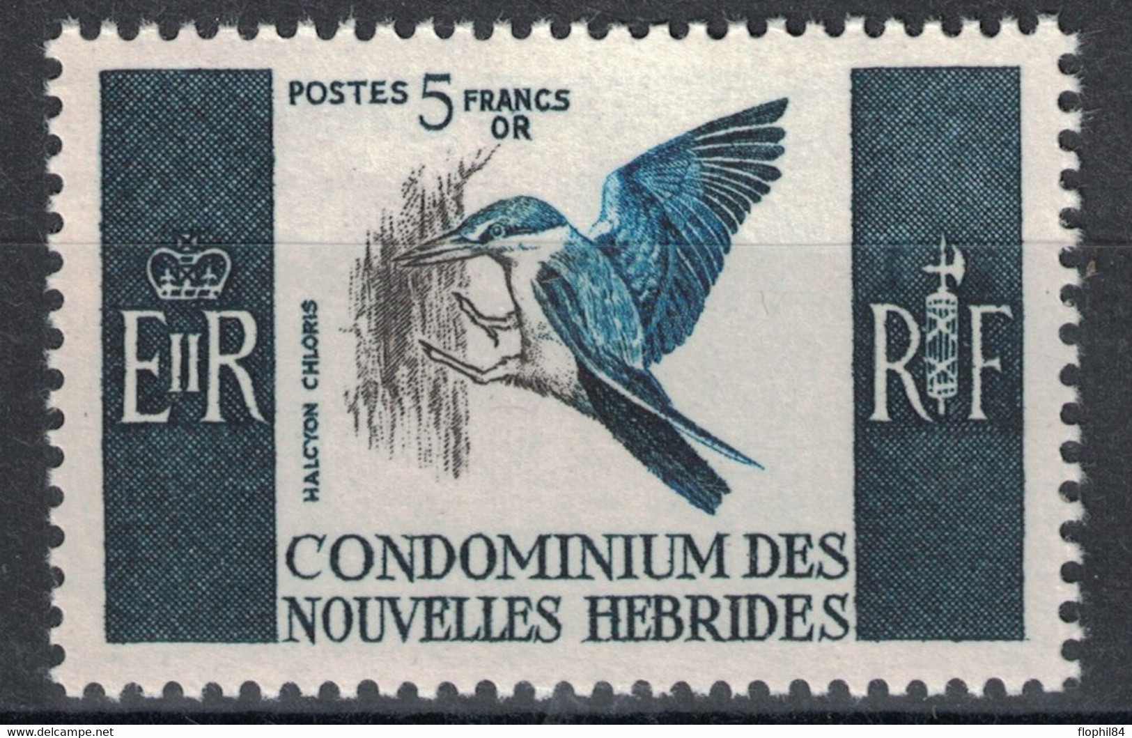 NOUVELLES HEBRIDES CONDOMINIUM - N°255 - COTE 40€ - NEUF SANS TRACE DE CHARNIERE. - Neufs