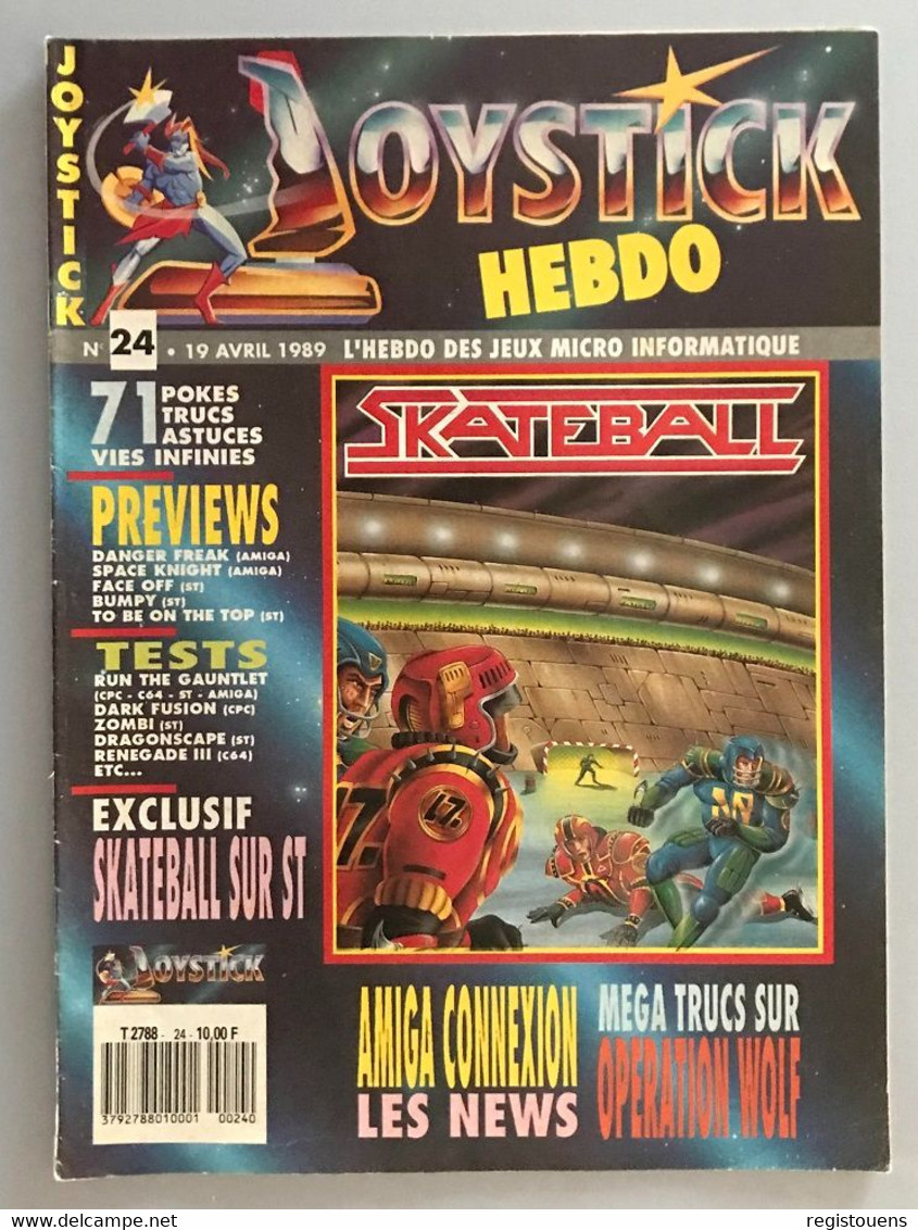 Joystick Hebdo N° 24 - 1989 - Informatica