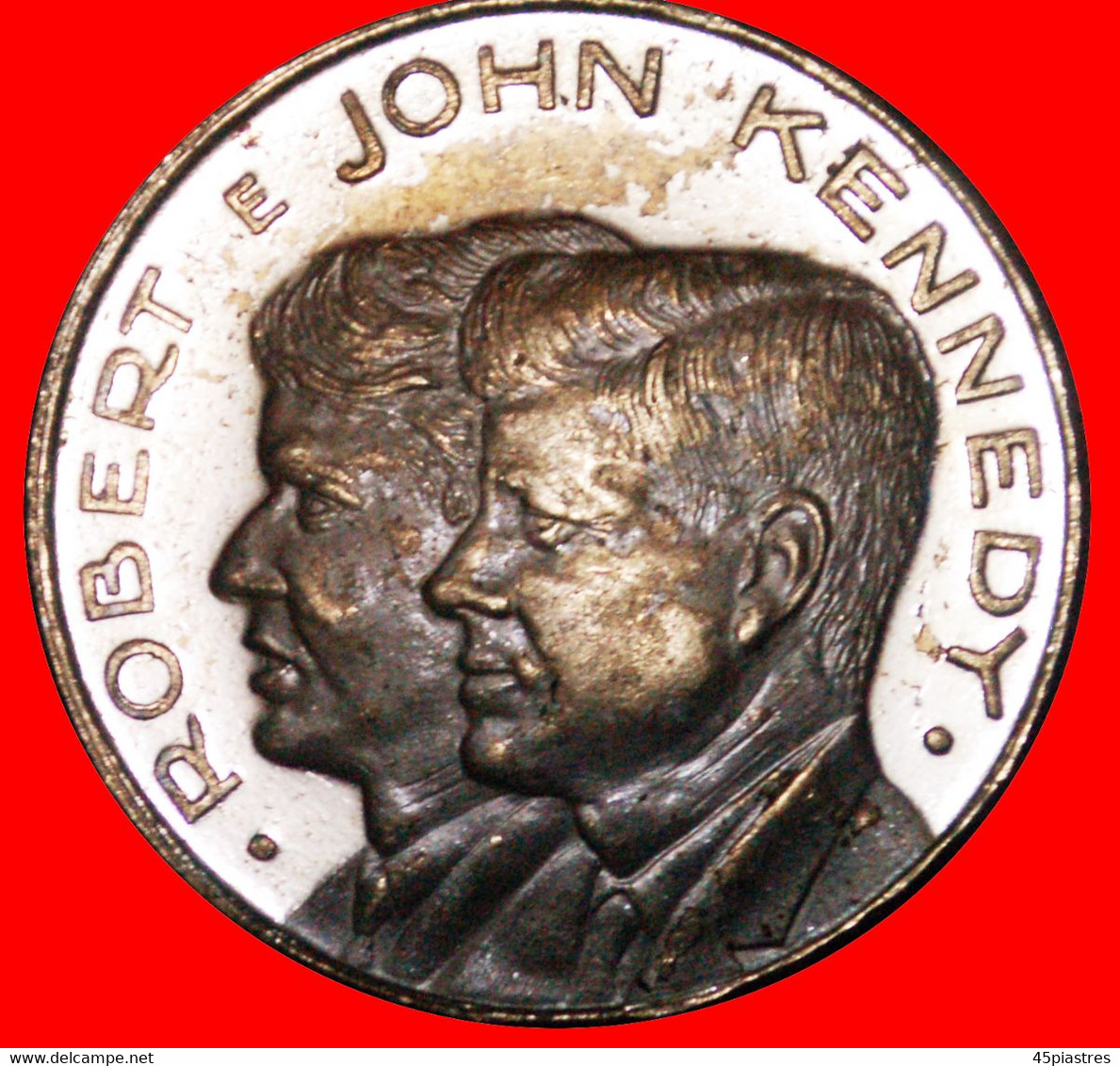 * ASSASSINATIONS KENNEDYS: USA(?)★ MEDAL 1917·1963★1925·1968 COVERED WITH SILVER★TO BE PUBLISHED★LOW START ★ NO RESERVE! - Adel & Monarchie