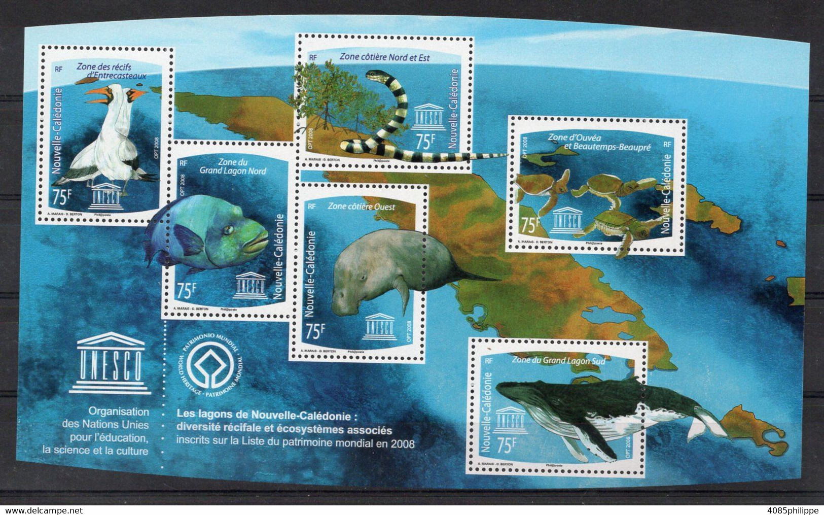 Nouvelle CALEDONIE Bloc Feuillet N°39**  Sans Charnière TB Cote 12.00€ - Blocks & Sheetlets