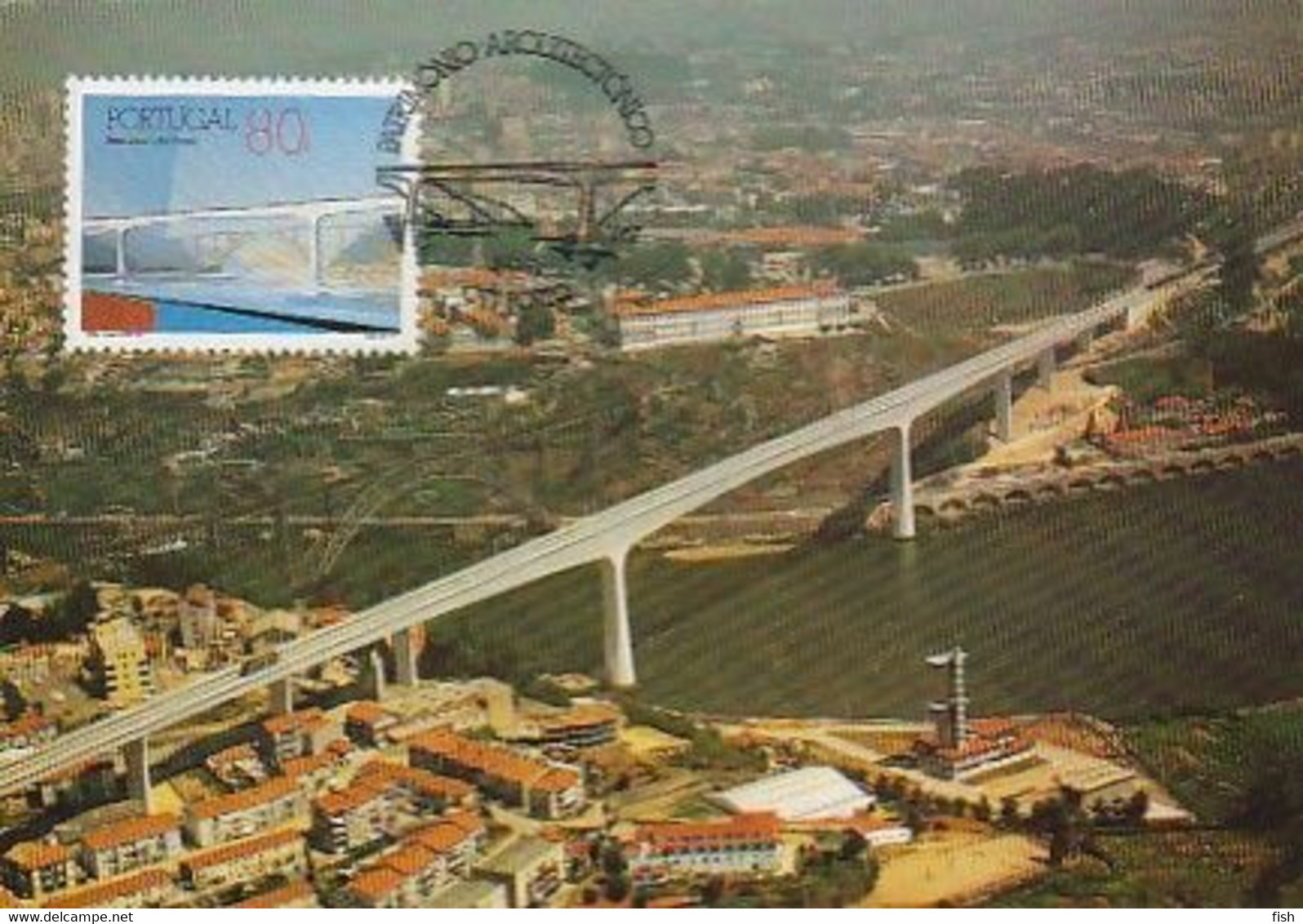 Portugal & Maximum Card, Patrimônio Arquitetônico, Ponte De S. João, Porto 1981 (55A) - Andere & Zonder Classificatie