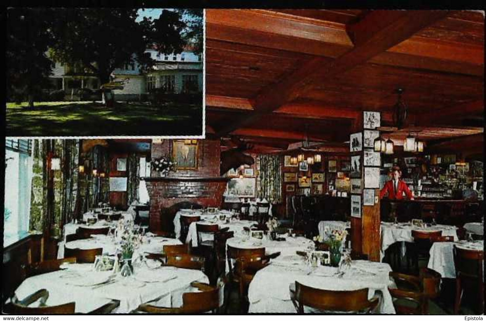 ► Smithtown The RIVERSIDE INN (Long Island)   The Restaurant  1950s - Long Island