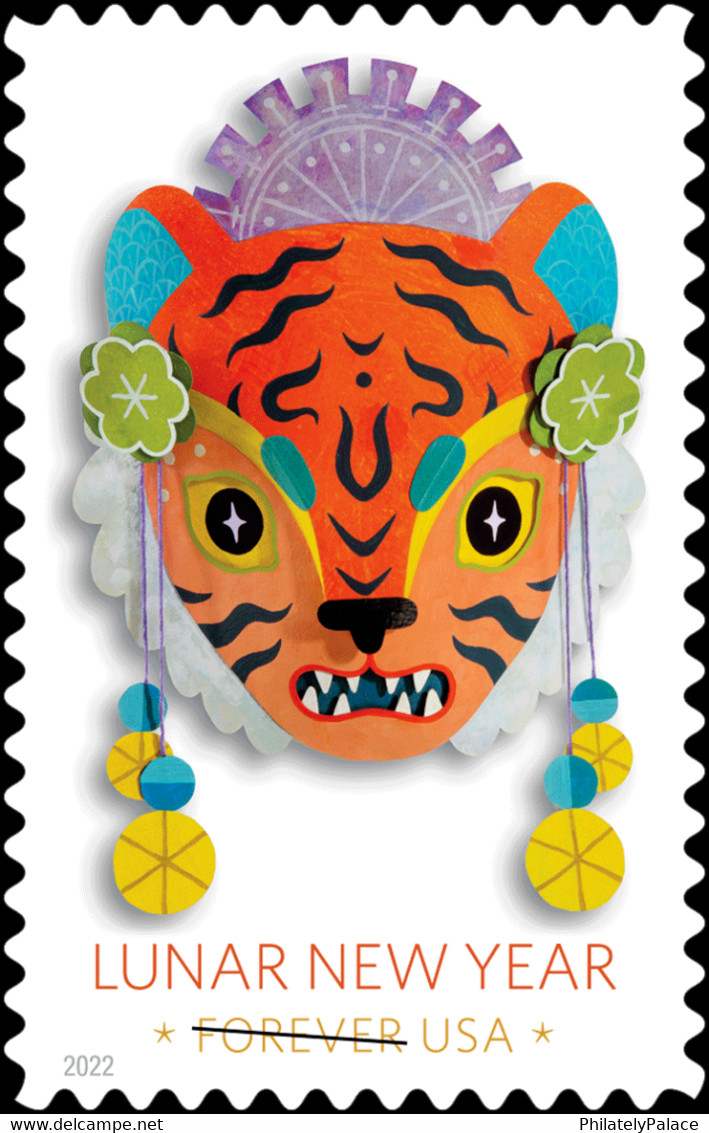 USA New ** 2022 US Lunar New Year - Year Of The Tiger  MNH (**) - Nuovi