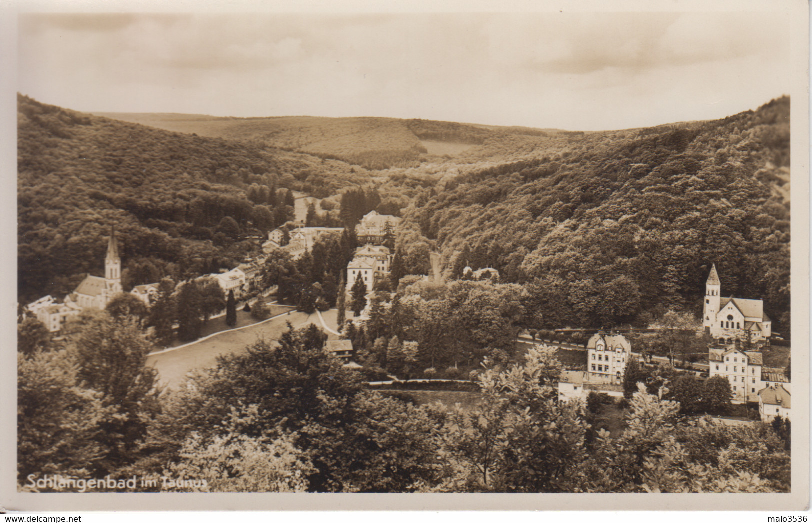 SCHLANGENBAD I. Taunus - Echte Photographie - Schlangenbad