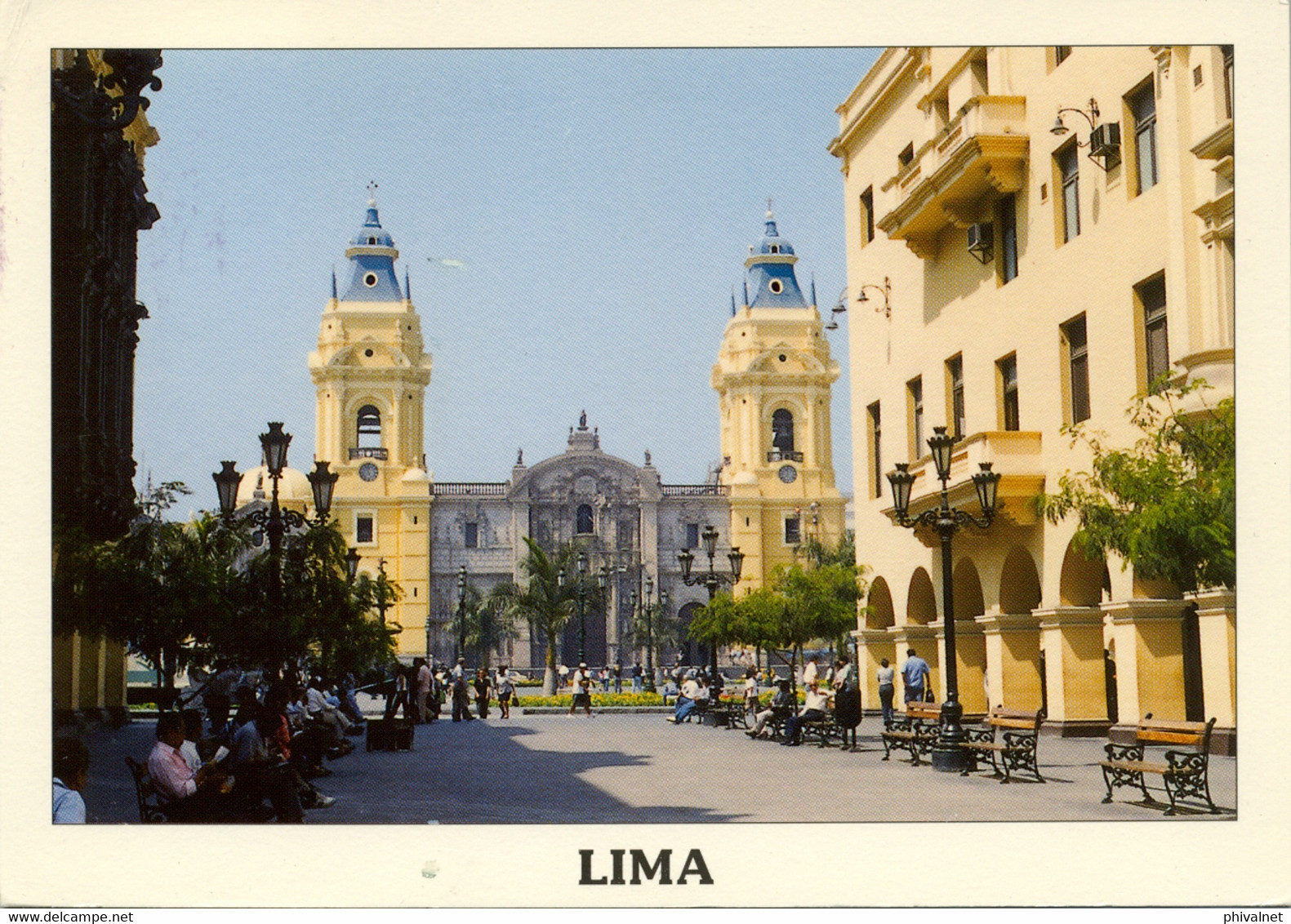 PERÚ , T.P. CIRCULADA , CATEDRAL DE LIMA - Peru