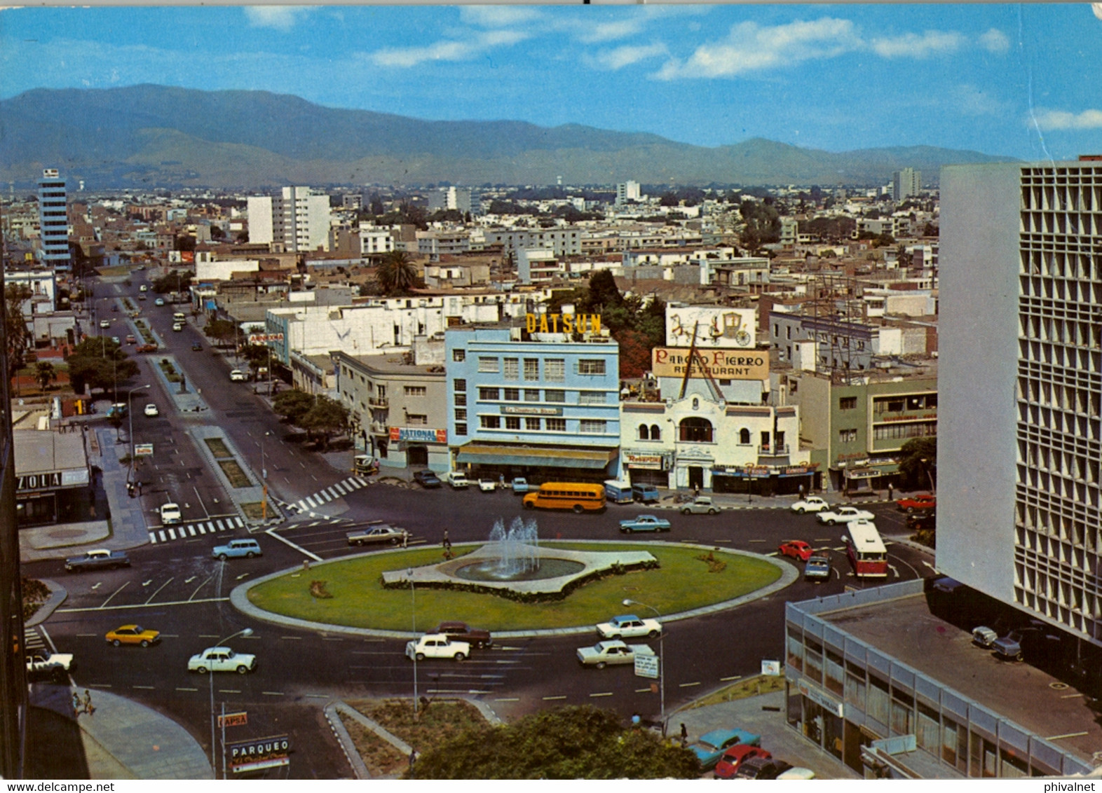 PERÚ , T.P. CIRCULADA , LIMA - VISTA PANORÁMICA DE MIRAFLORES - Pérou