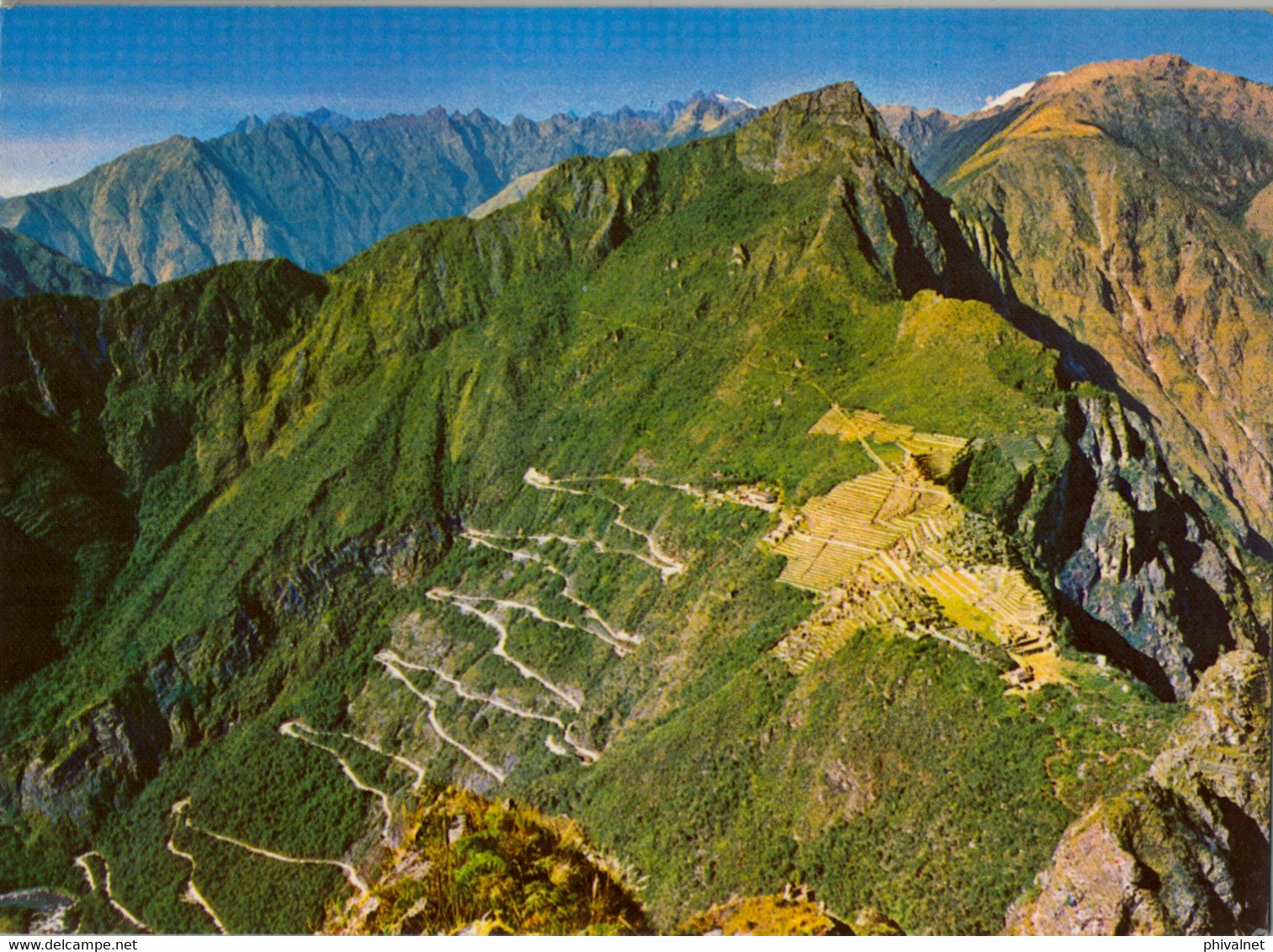 PERÚ , T.P. CIRCULADA , CARRETERA HIRAM BINGHAM A MACHUPICCHU - Pérou