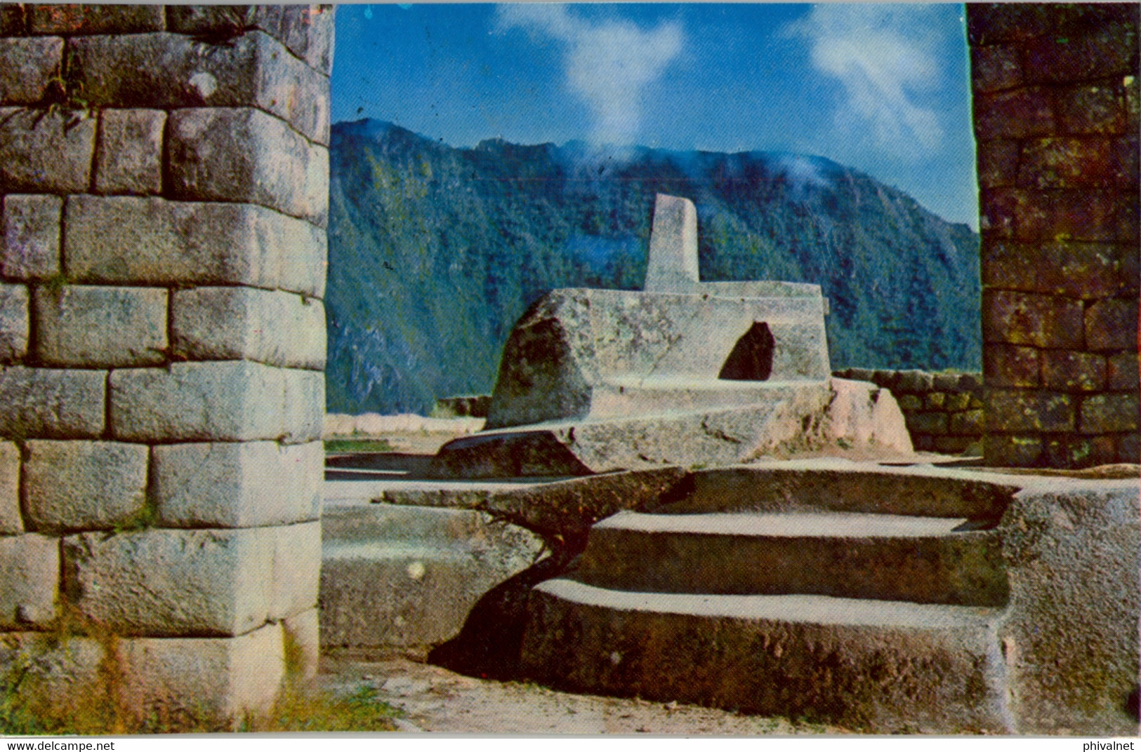 PERÚ , T.P. CIRCULADA , INTIHUATANA O RELOJ SOLAR , MACHUPICCHU - Peru