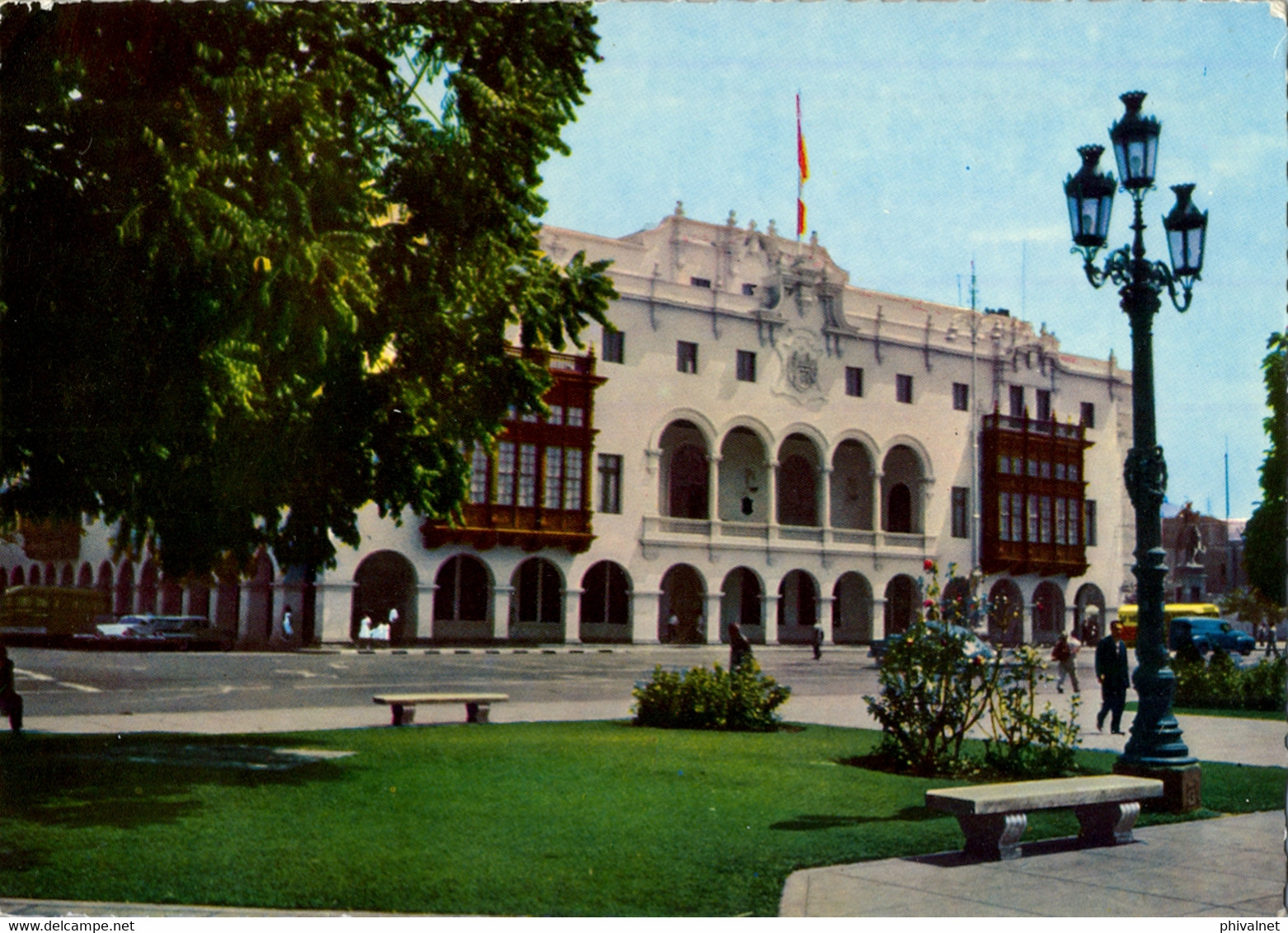 PERÚ , T.P. CIRCULADA , LIMA , MUNICIPALIDAD - Pérou