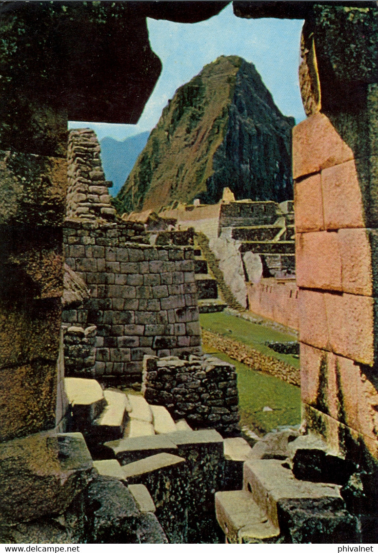 PERÚ , T.P. CIRCULADA , MACHU PICCHU - DETALLE DE LAS RUINAS - Pérou