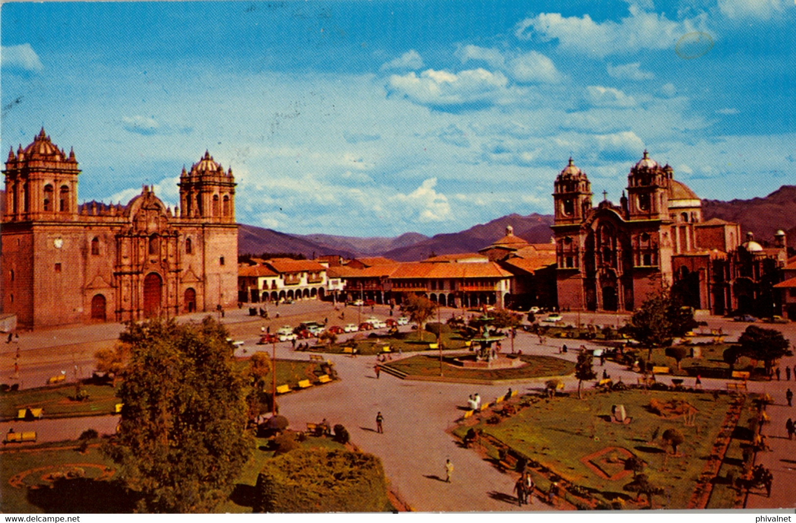 PERÚ , T.P. CIRCULADA , CUZCO - PLAZA DE ARMAS - Peru