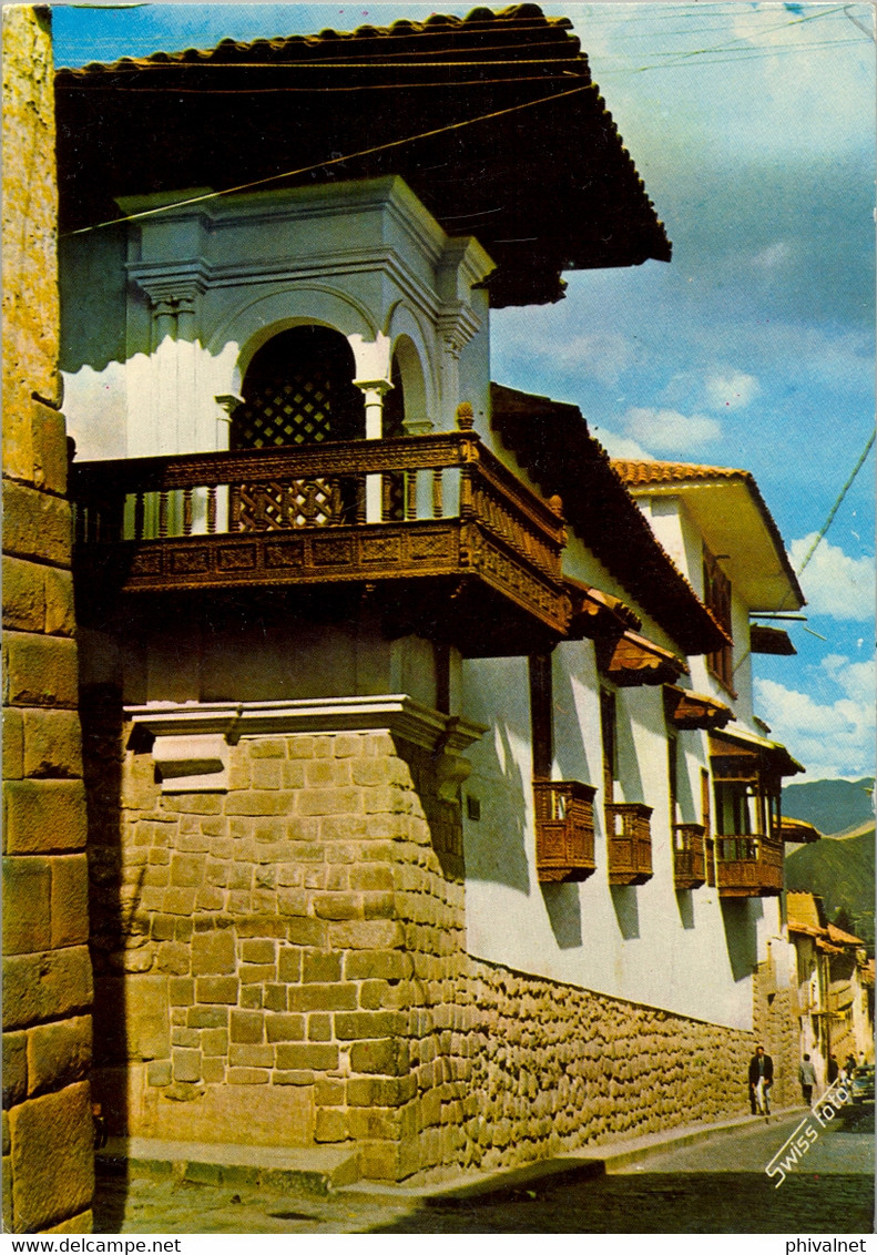 PERÚ , T.P. CIRCULADA , CUZCO - PALACIO ARZOBISPAL - Perú