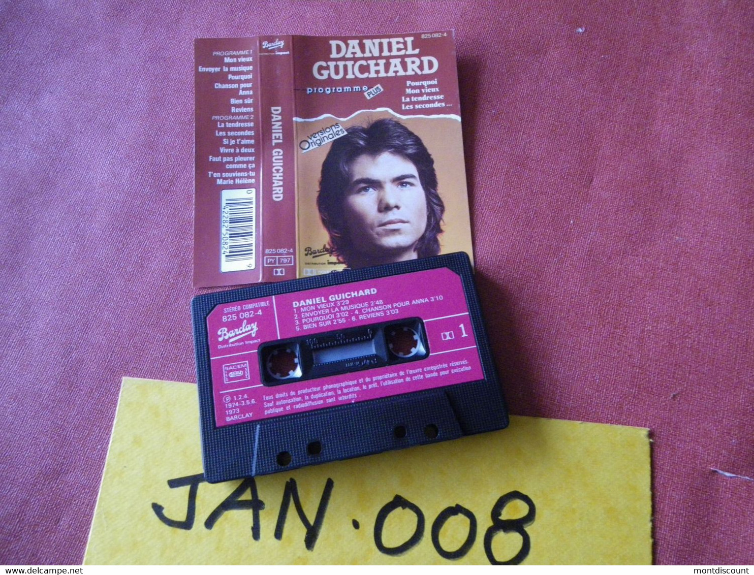 DANIEL GUICHARD K7 AUDIO VOIR PHOTO...ET REGARDEZ LES AUTRES (PLUSIEURS) (JAN 008) - Cassettes Audio