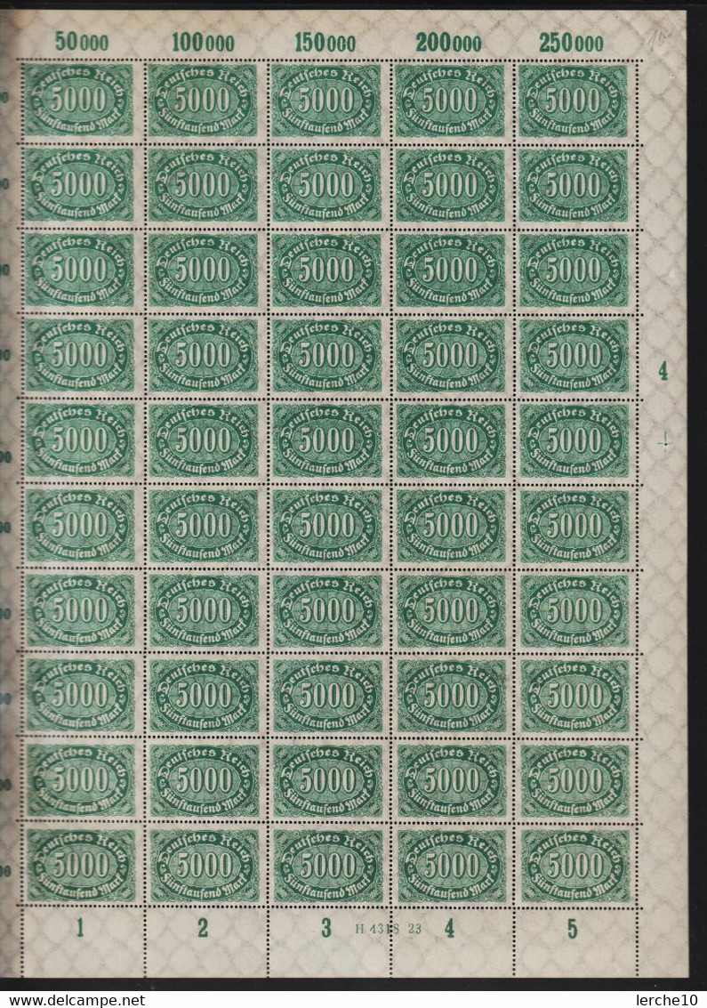 MiNr. 256 C ** Bogen - Unused Stamps