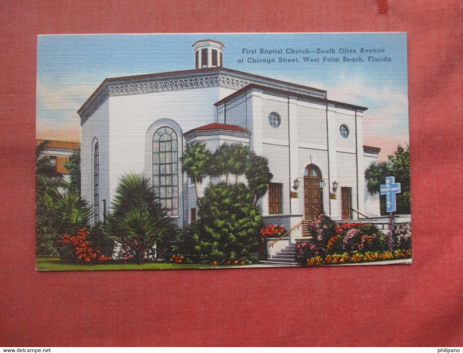 First Baptist Church.West Palm Beach   Florida      Ref  5394 - West Palm Beach