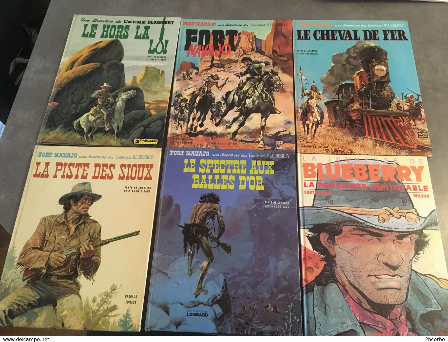 Lot De 6 BD BLUEBERRY 5 En Edition Originale 1 Fort Alamo Année 68 - Paquete De Libros