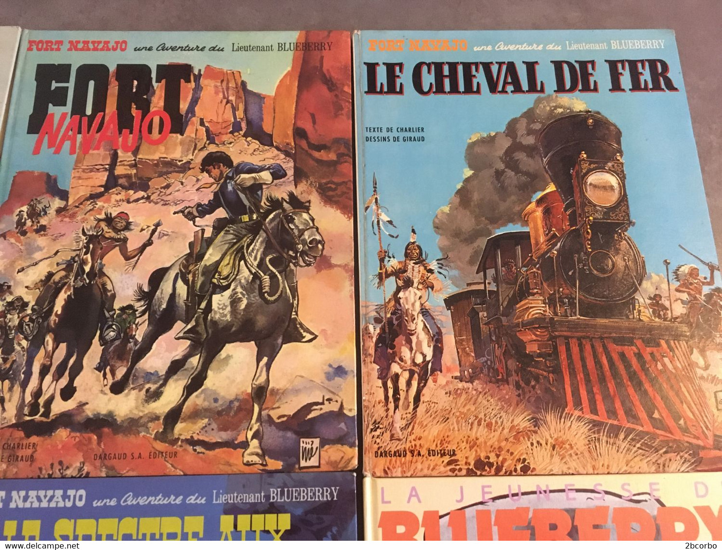 Lot De 6 BD BLUEBERRY 5 En Edition Originale 1 Fort Alamo Année 68 - Paquete De Libros