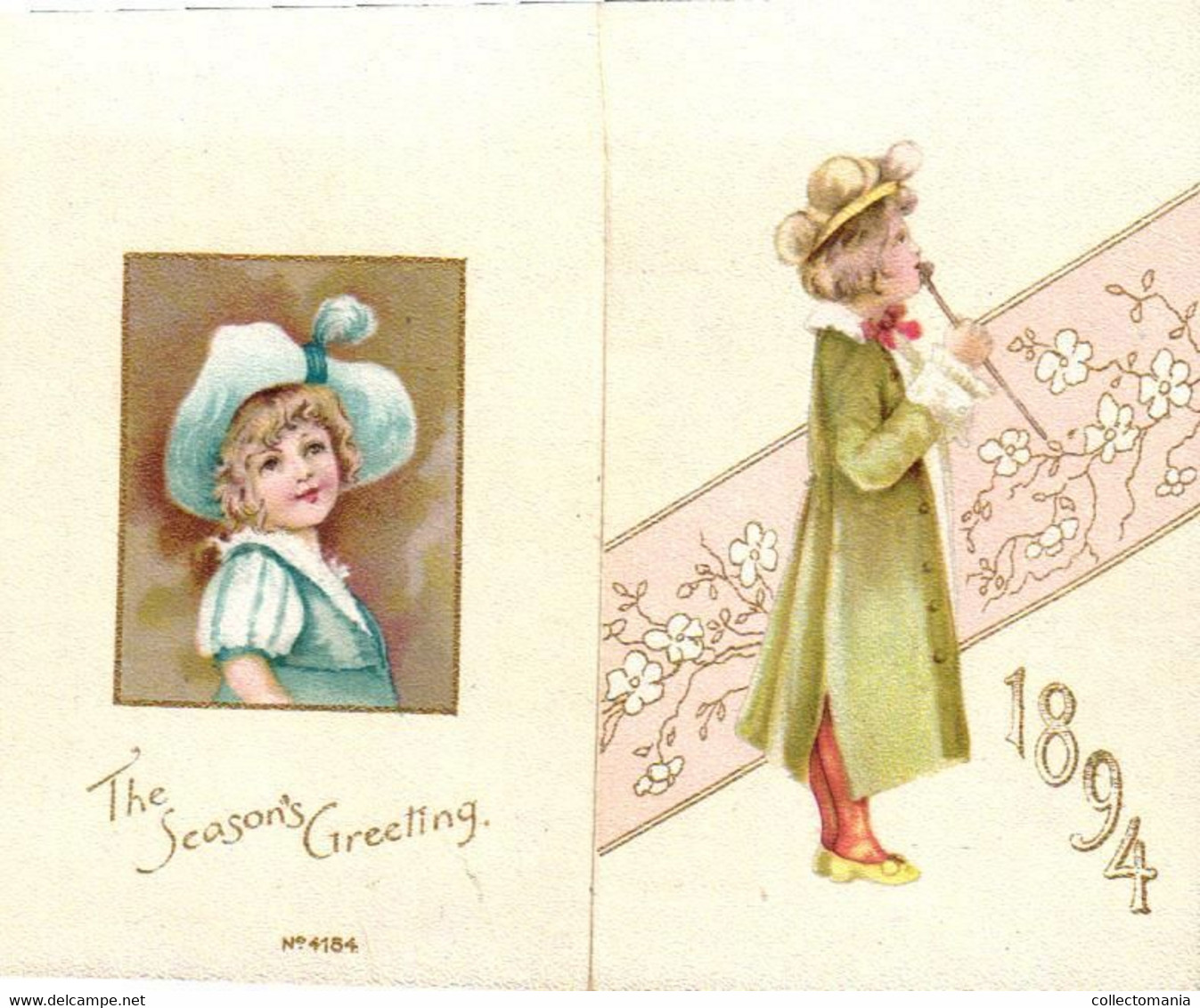 1 Calendar 1894  Bird & Co Engravers Boston  Litho. - Kleinformat : ...-1900