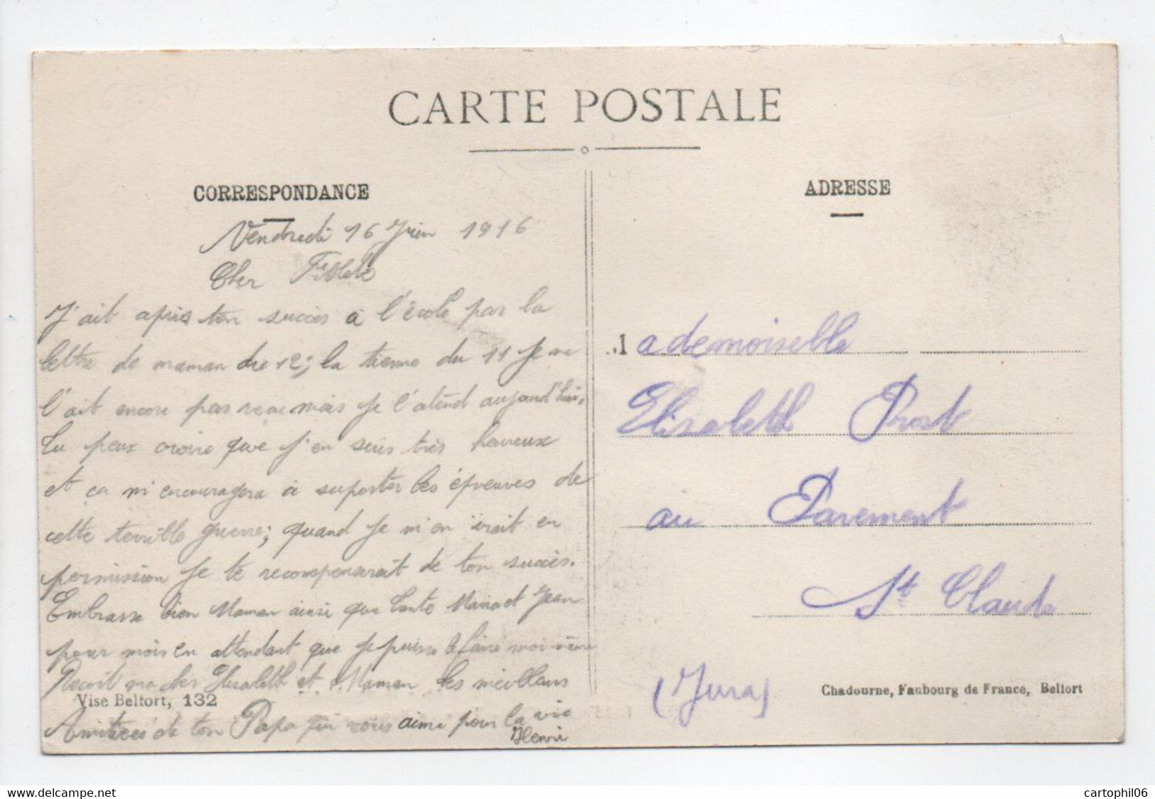 - CPA DIEFMATTEN (68) - Type De Maison Alsacienne à L'entrée Du Village 1916 (avec Personnages) - Edition Chadourne 19 - - Other & Unclassified