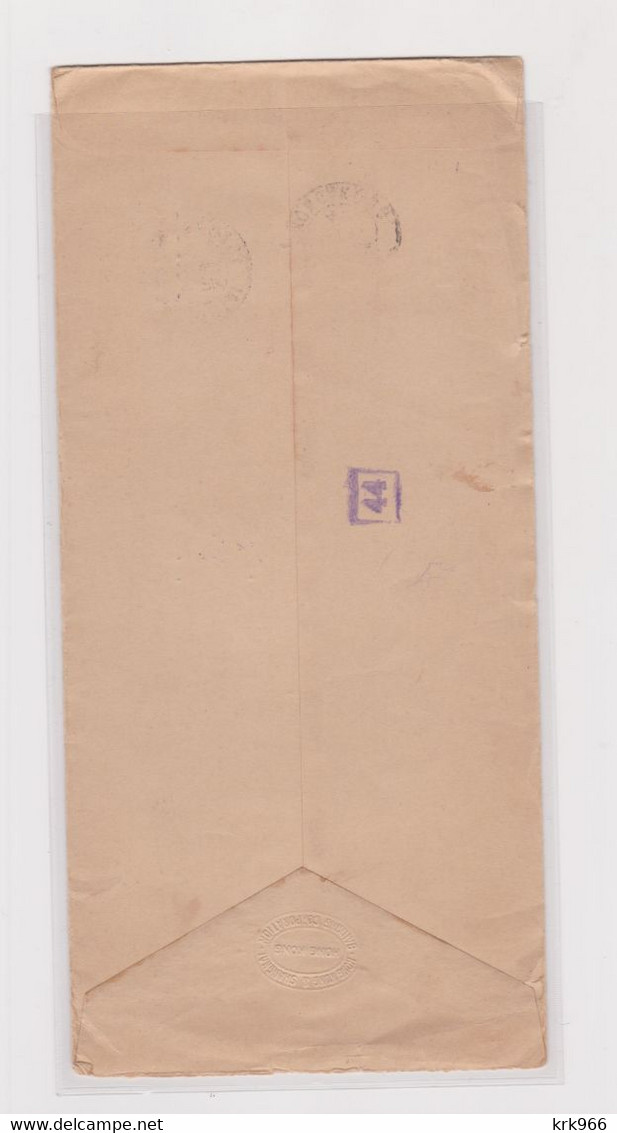 HONG KONG 1941 Airmail Cover To UNITED STATES Not Opened By Censor - Briefe U. Dokumente