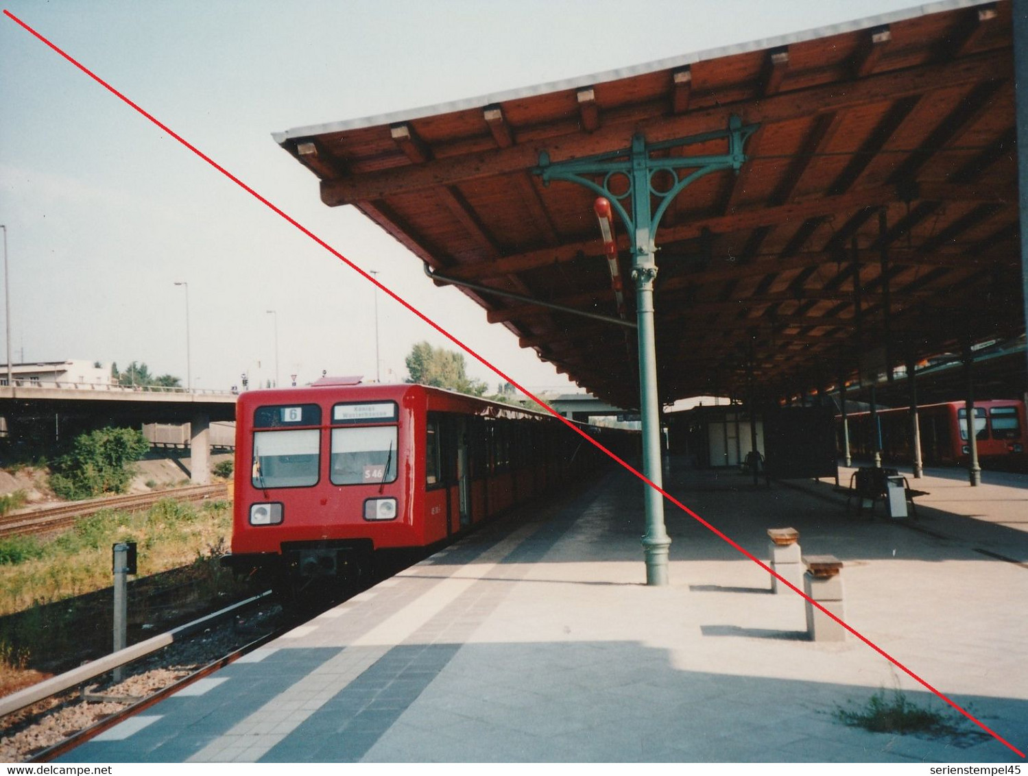 Foto Berlin Charlottenburg Wilmersdorf S Bahnhof Westend 13,5 X 10,2 Cm - Wilmersdorf